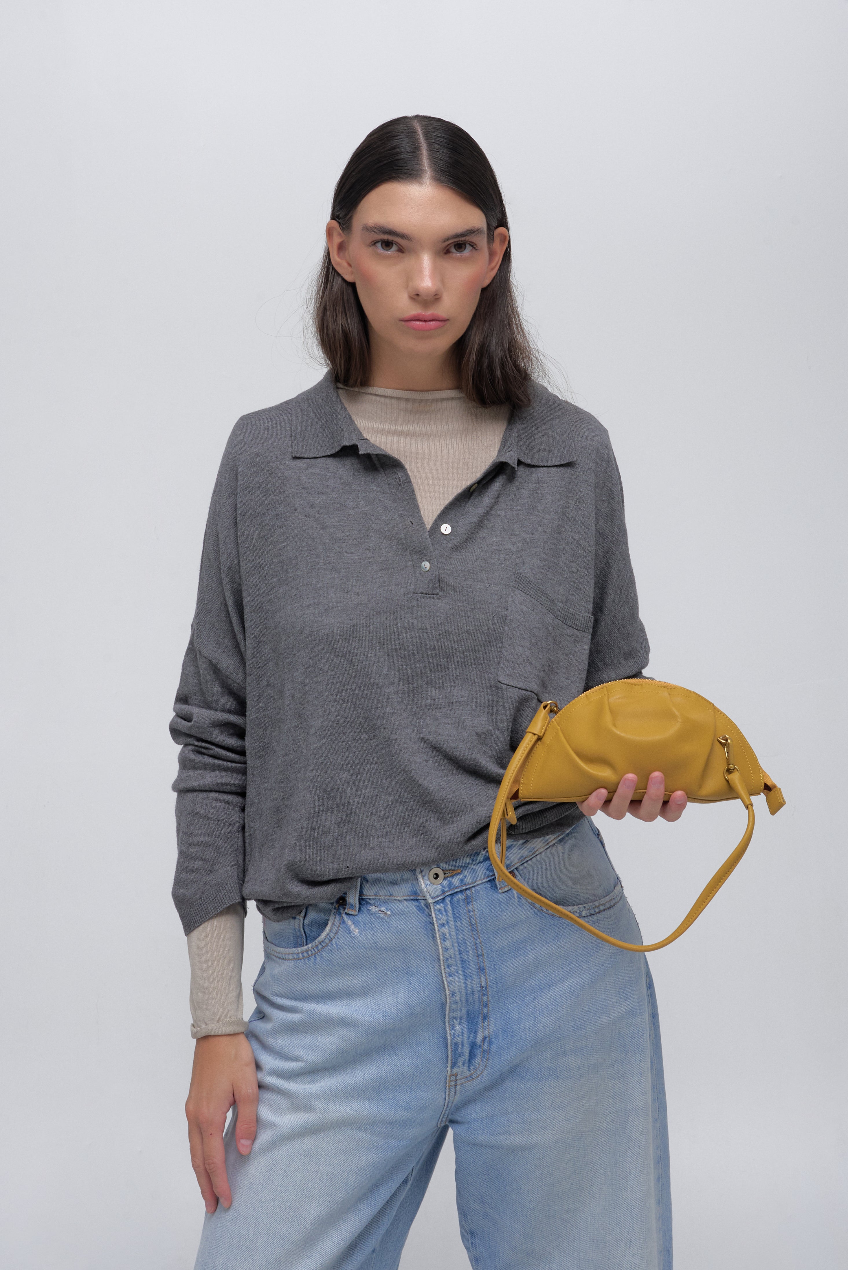 Bolso de Gyoza Mini Mostaza