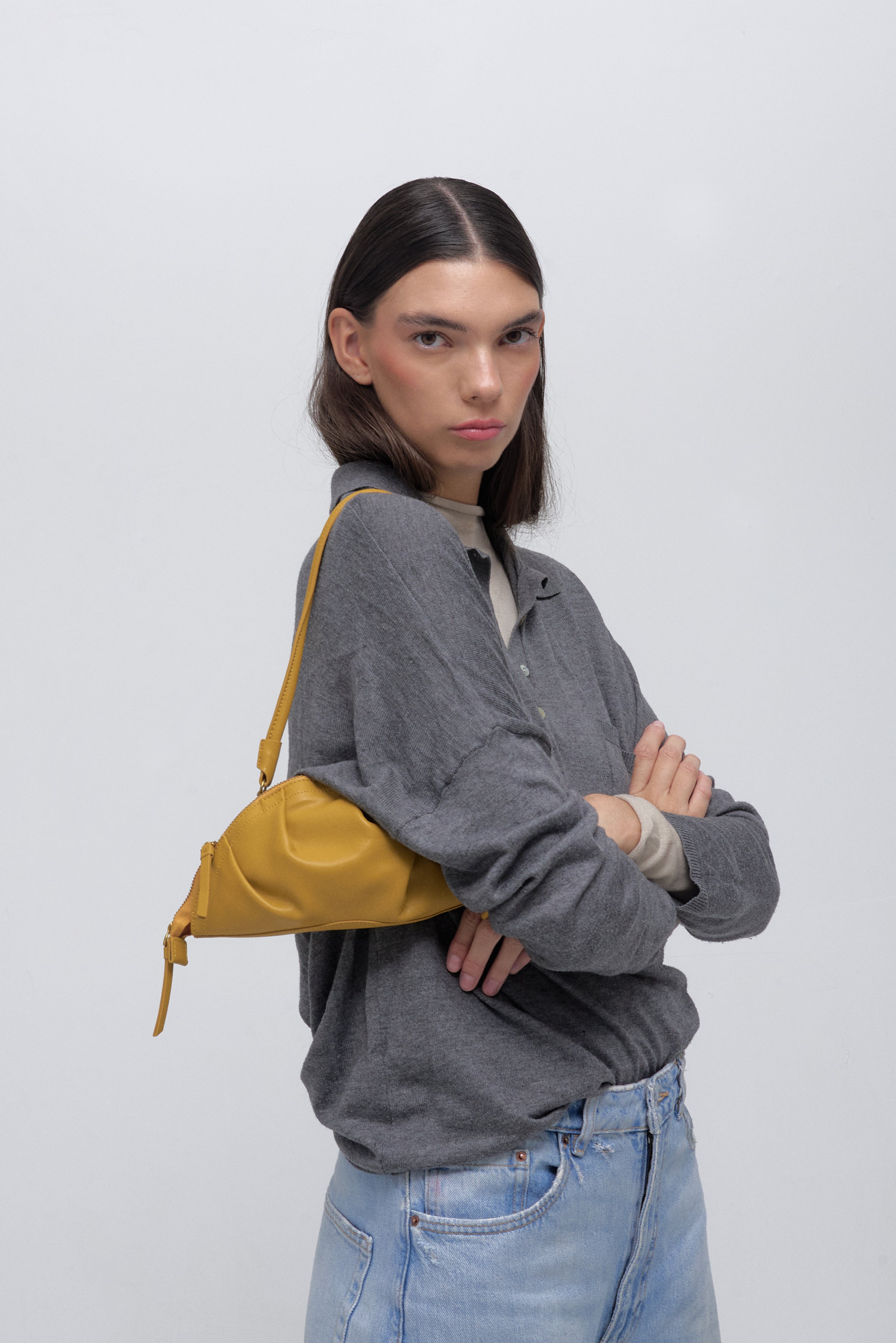 Bolso de Gyoza Mini Mostaza