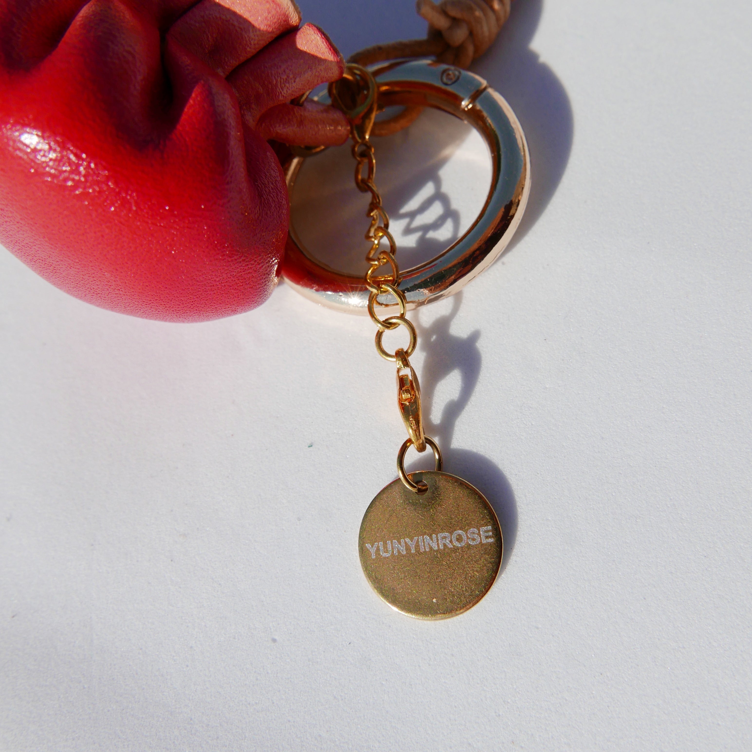 Charm de piel DimSum rojo