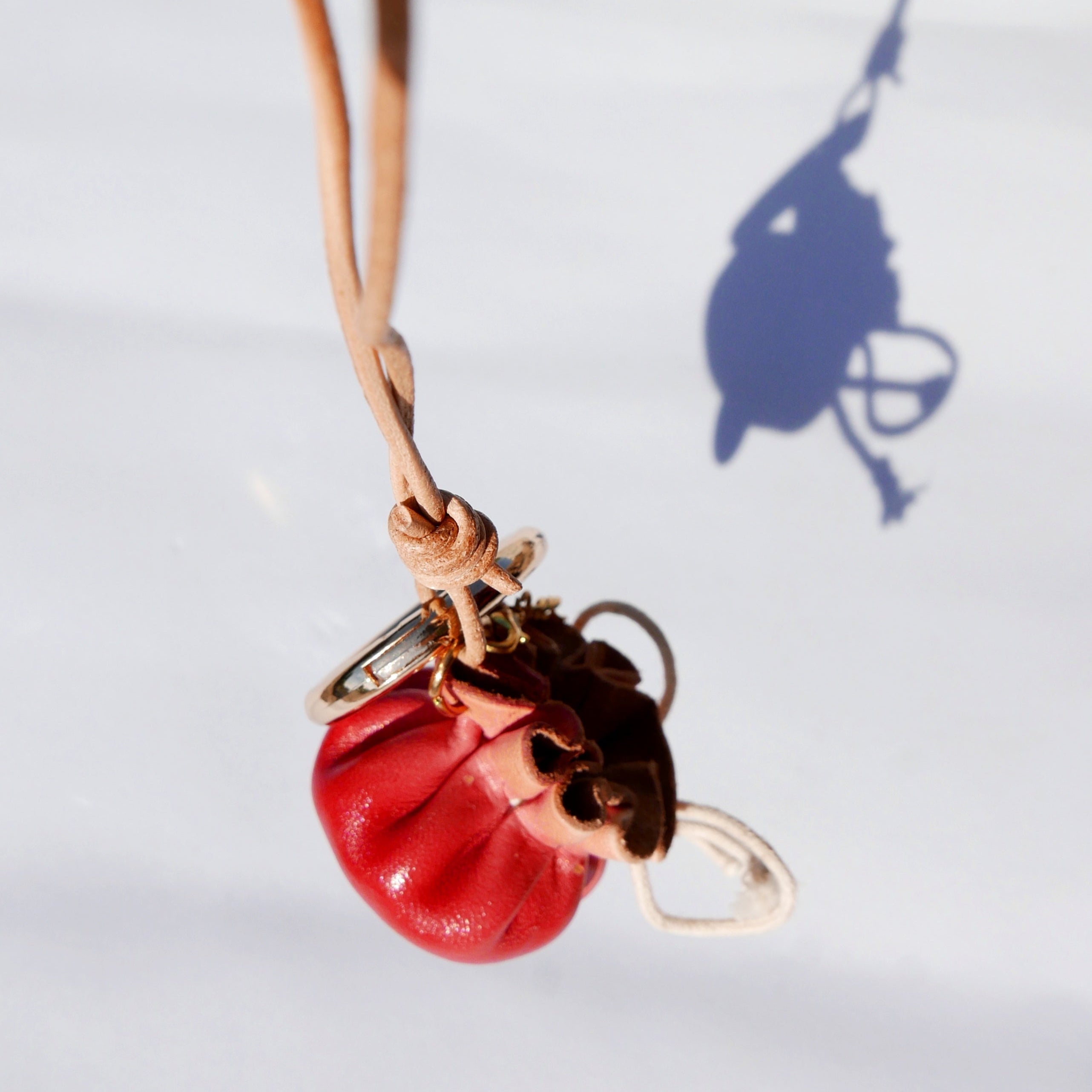 Charm de piel DimSum rojo