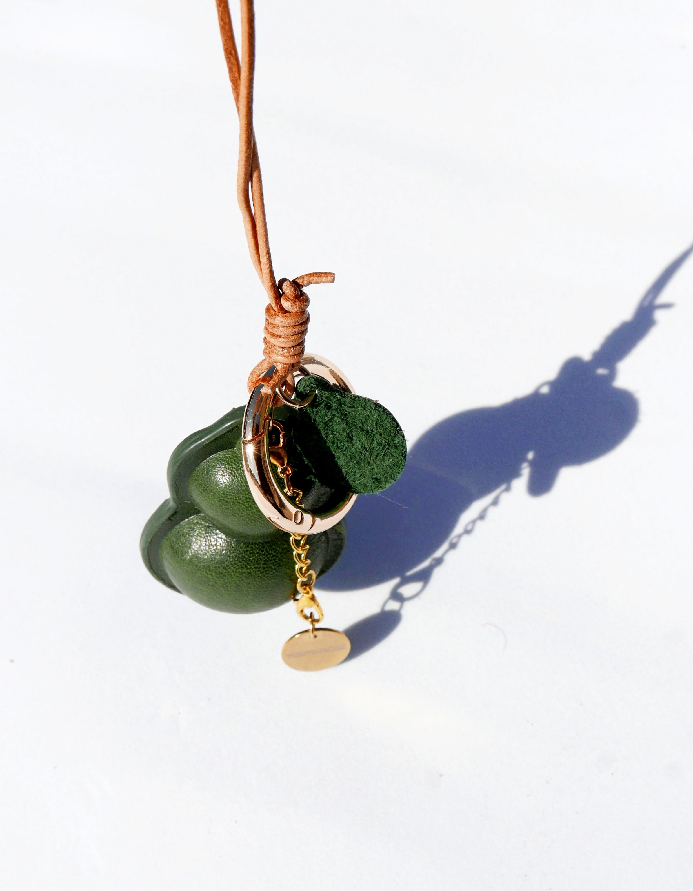 Charm de piel Hulu verde (calabaza china)