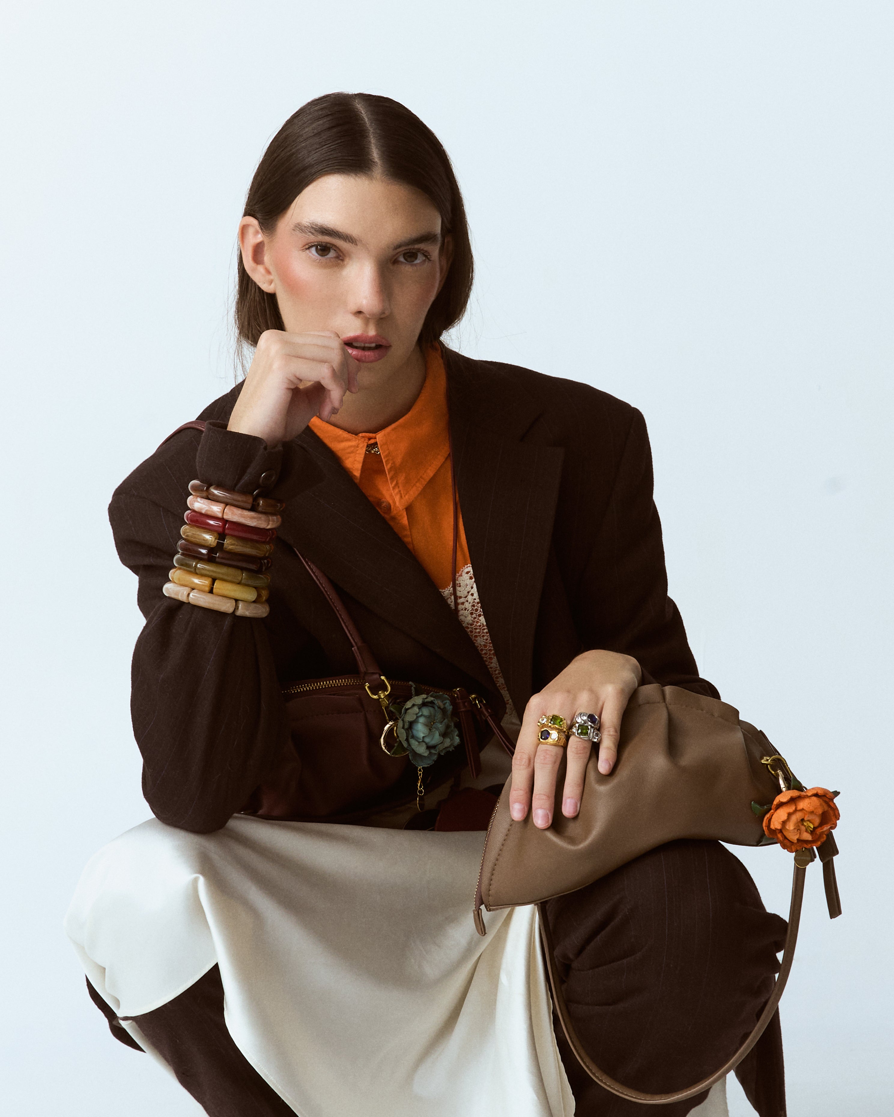 Bolso Gyoza Mediano Topo