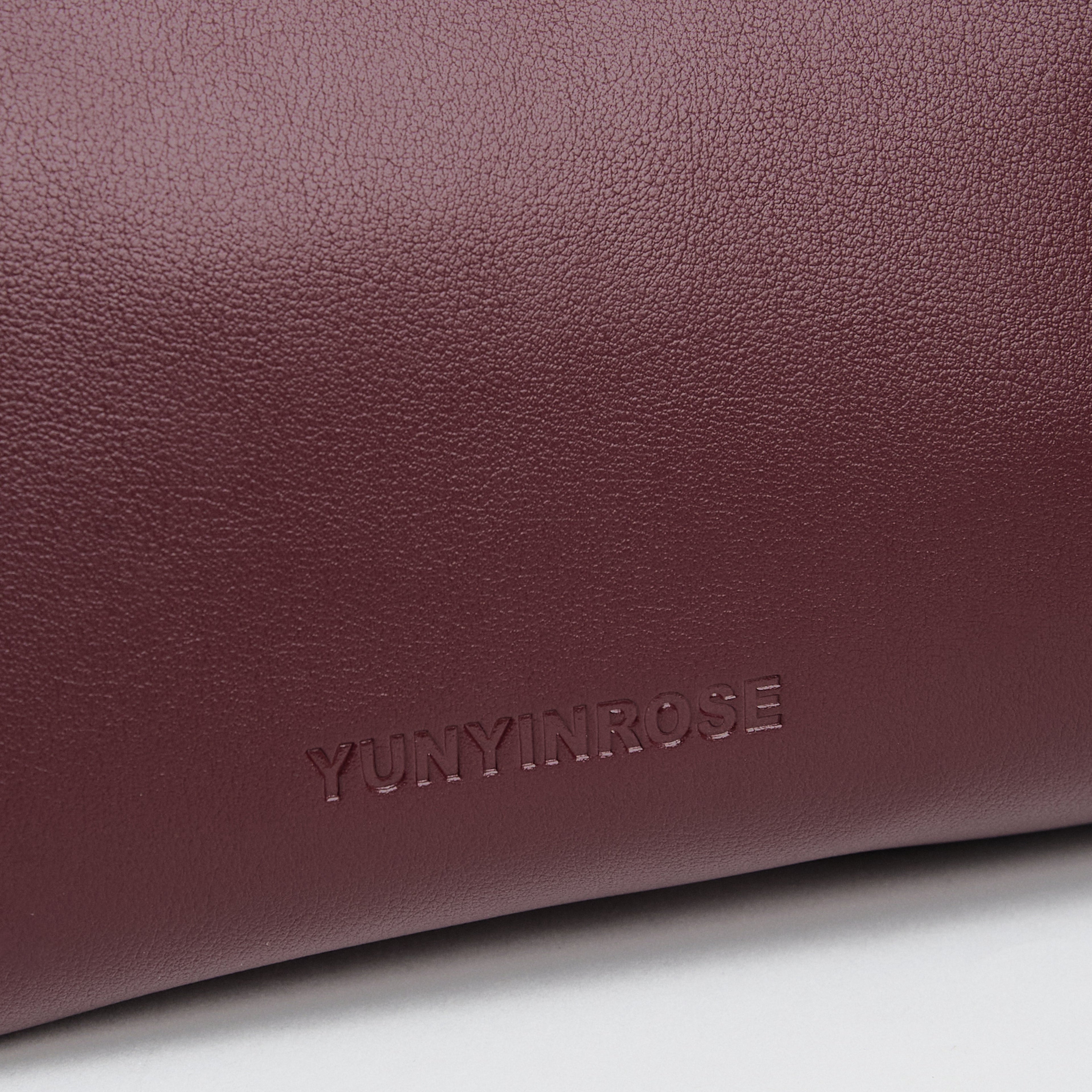 Bolso de Gyoza Grande Burdeos