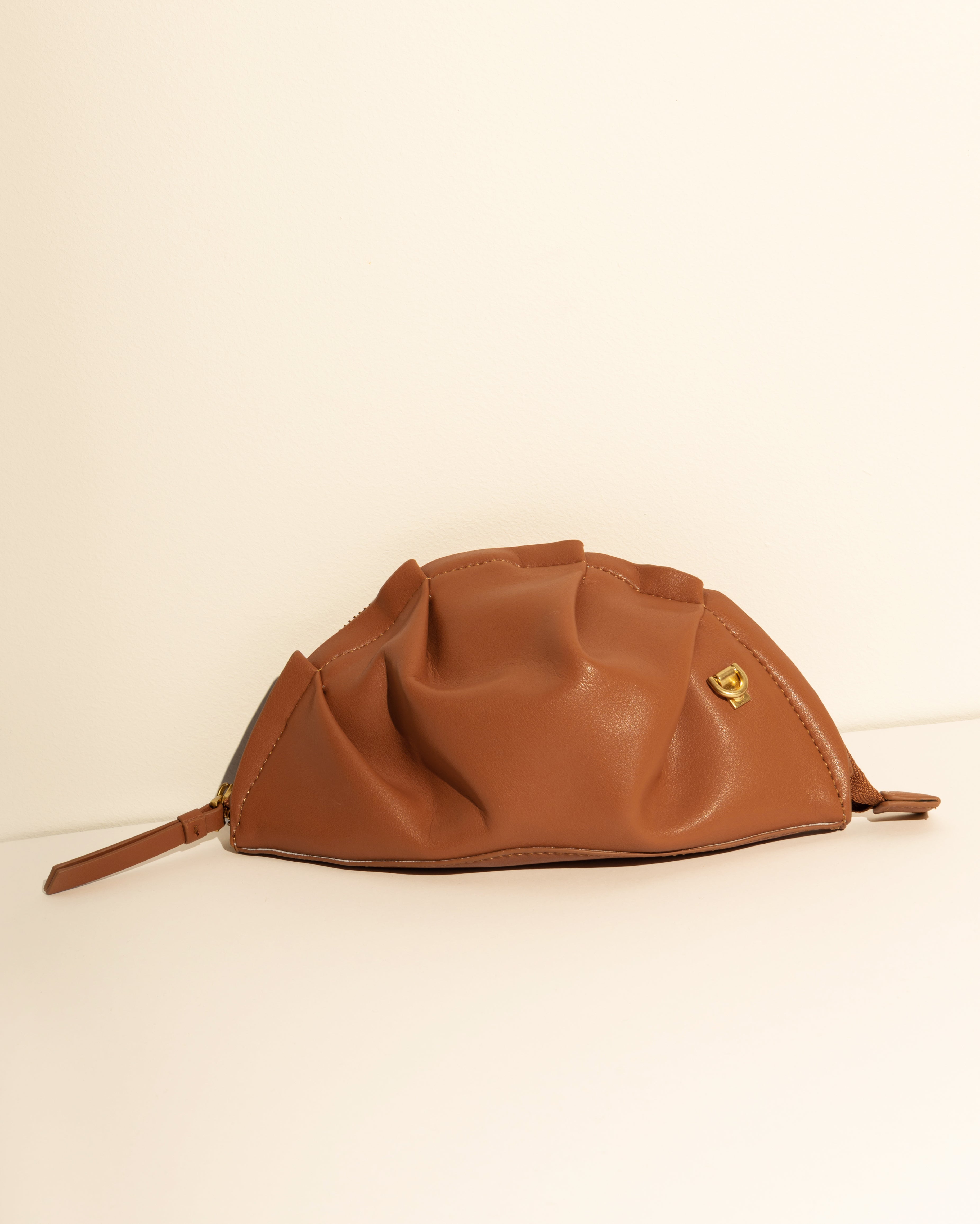 Bolso de Gyoza Mini Caramelo