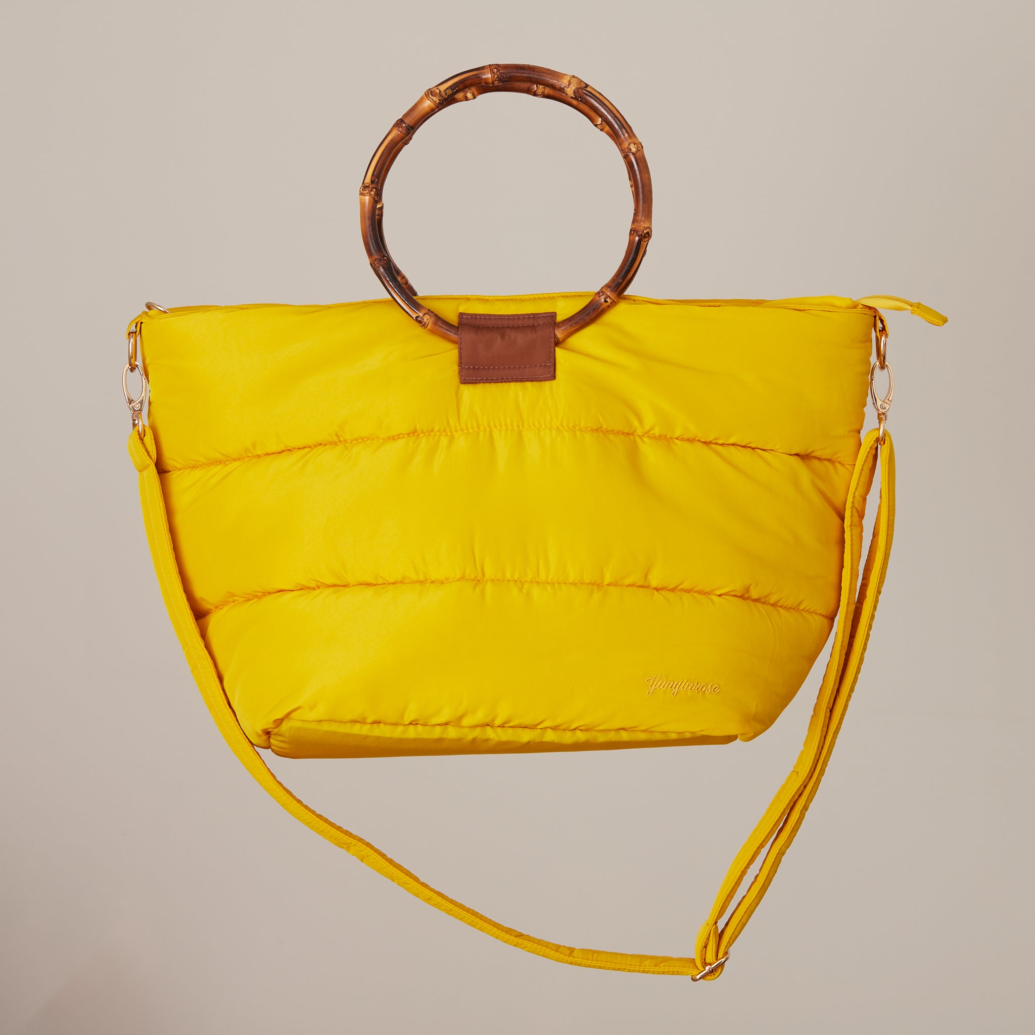 Dana 2 en 1 bolso acolchado amarillo