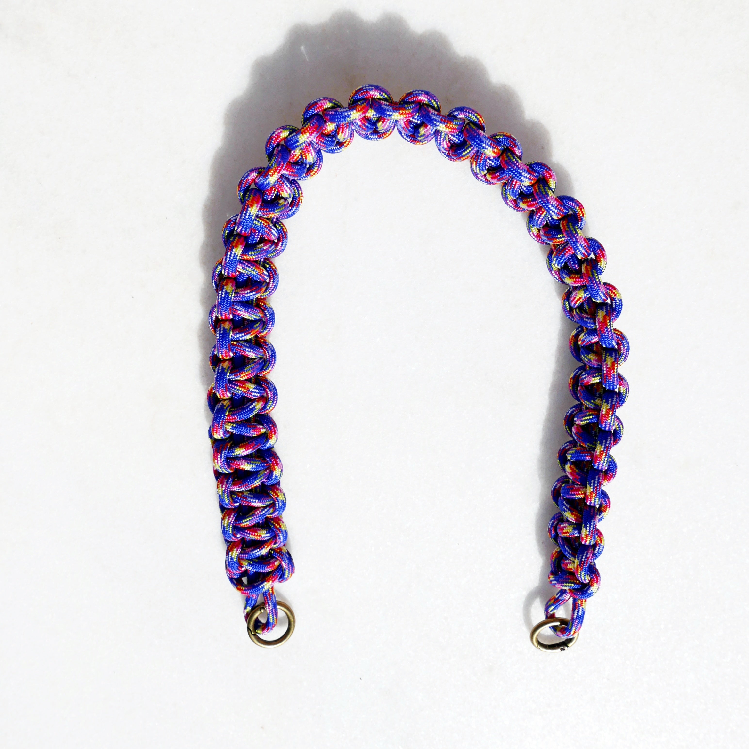 Correa Trenzada Multicolor azul