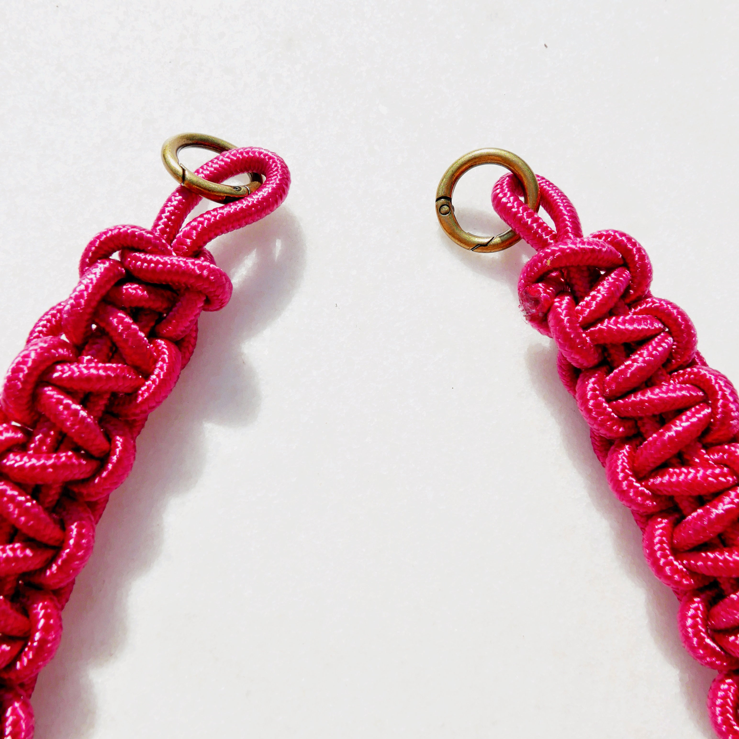 Correa Trenzada Multiuso Rosa