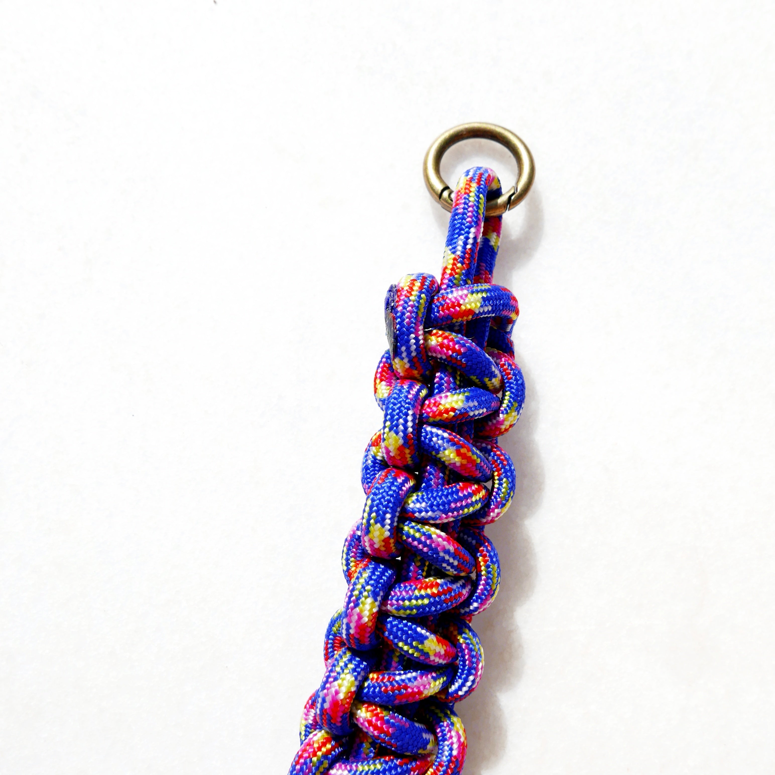 Correa Trenzada Multicolor azul