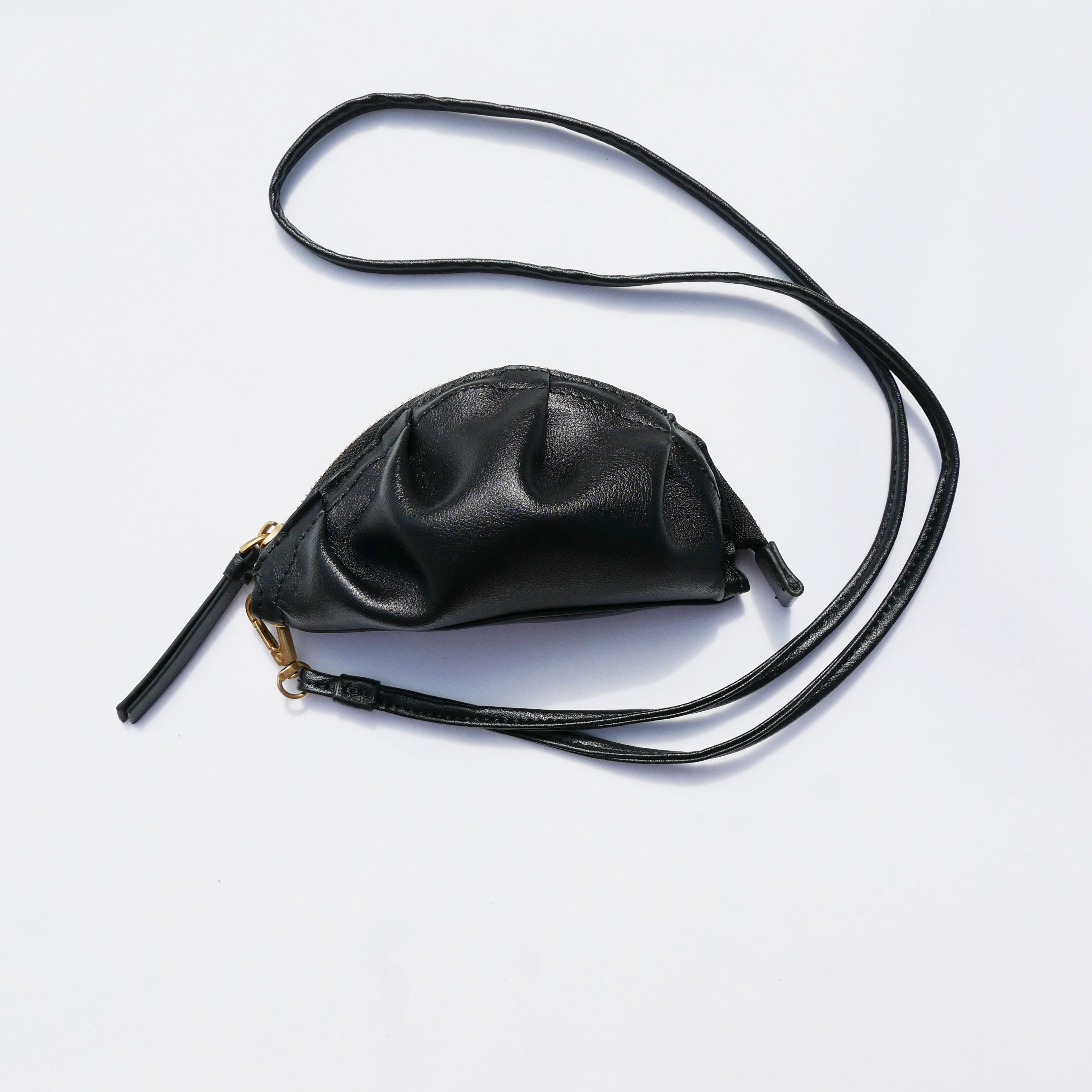 Monedero de gyoza negro