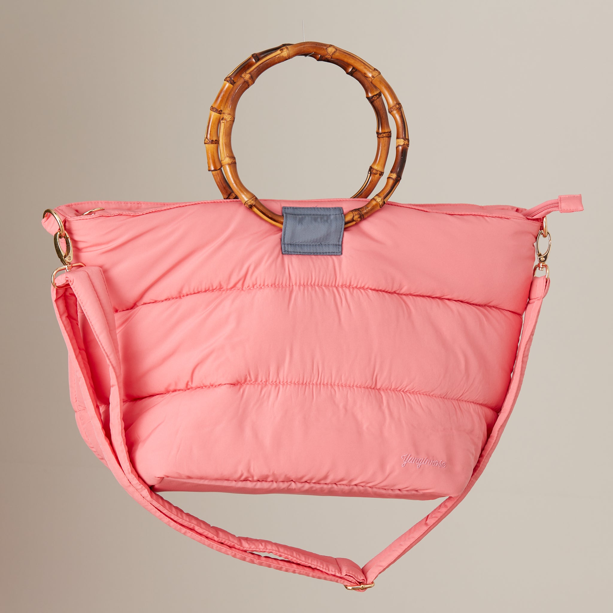 Dana 2 en 1 bolso acolchado rosa