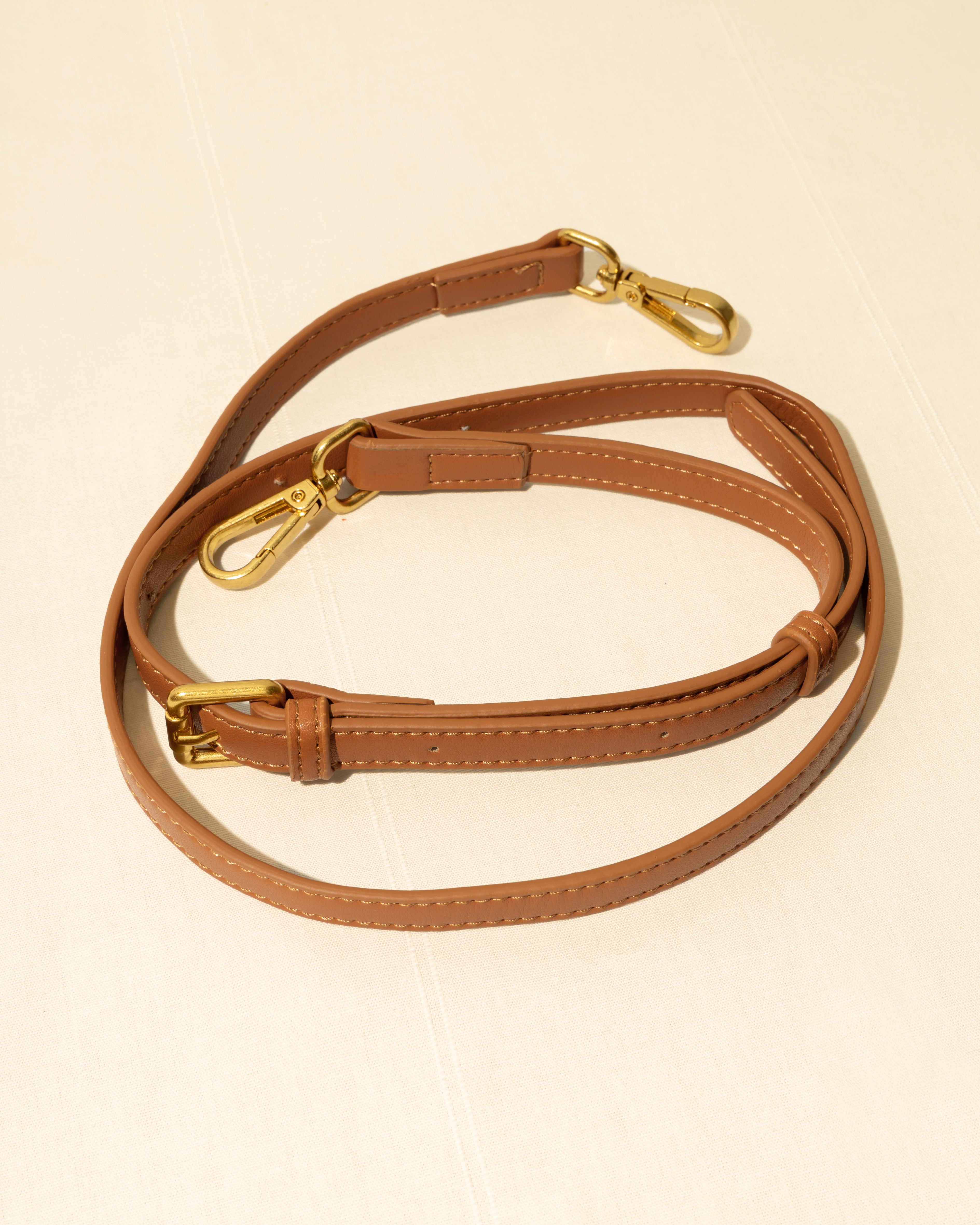 Bolso de Gyoza Grande Caramelo