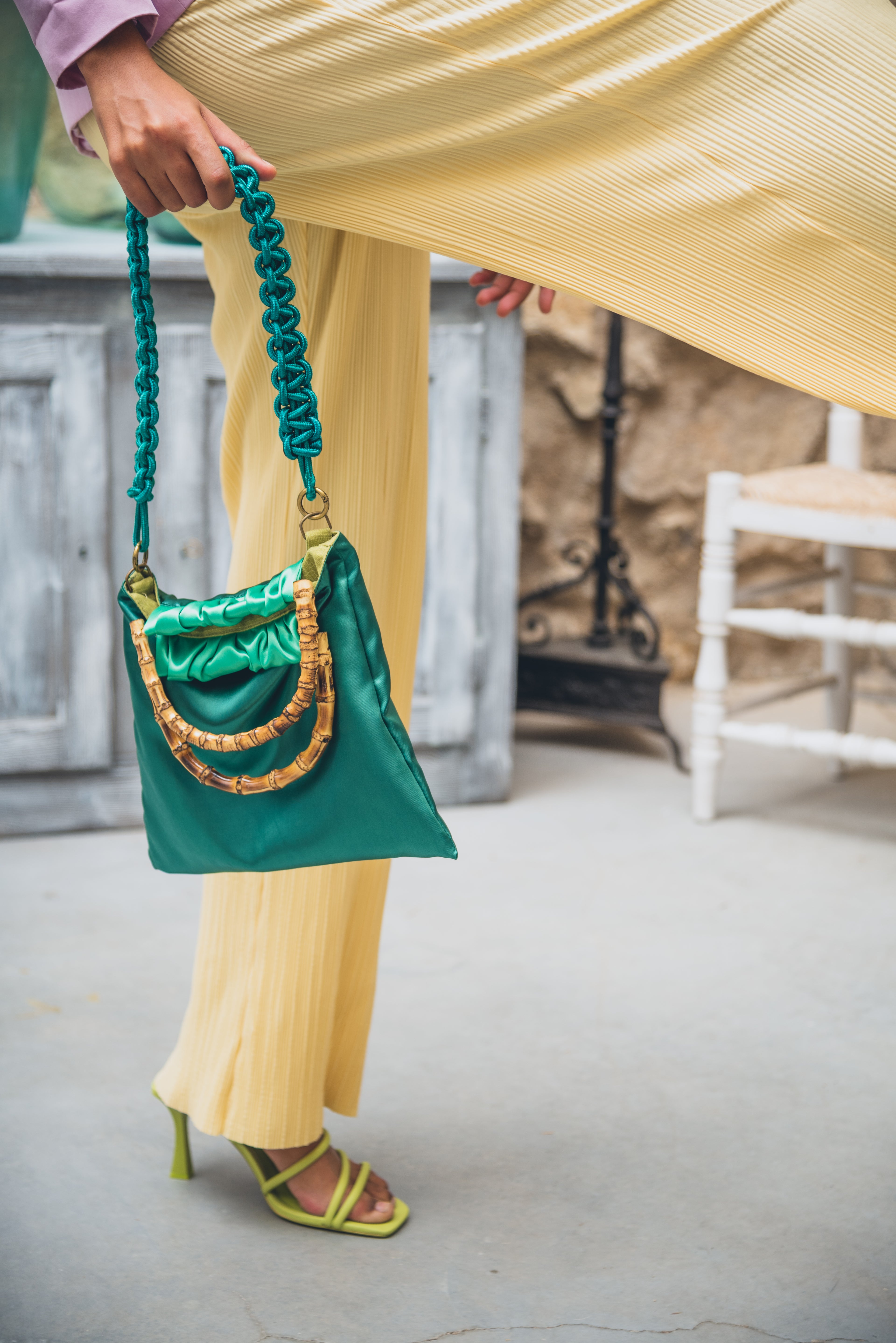 Correa Trenzada Multiuso Rosa