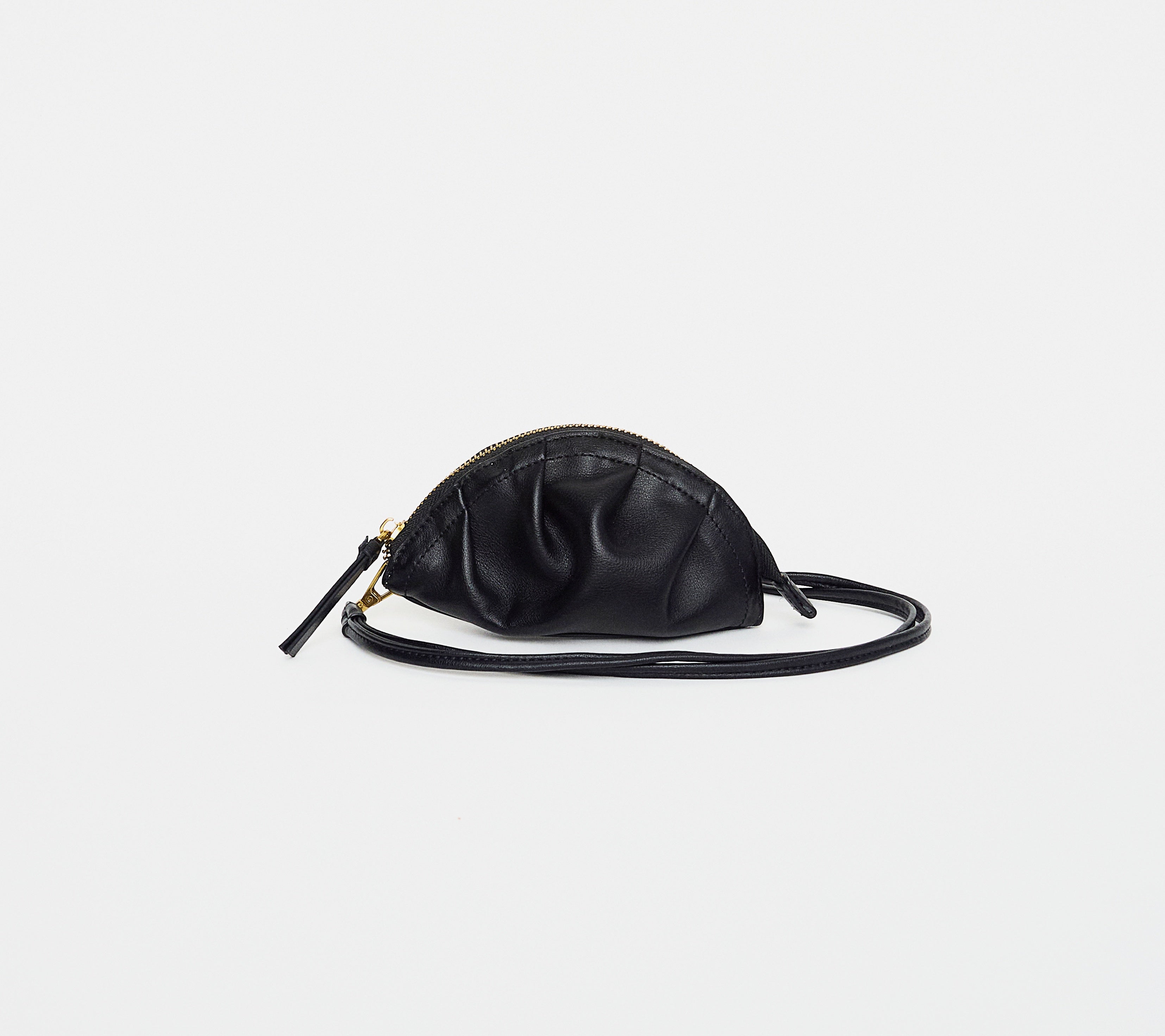 Monedero de gyoza negro