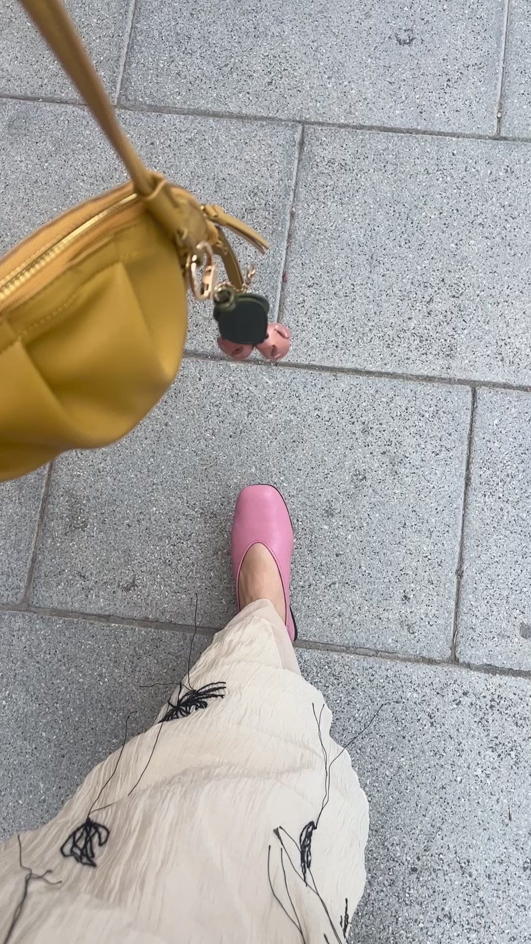 Bolso de Gyoza Mini Mostaza