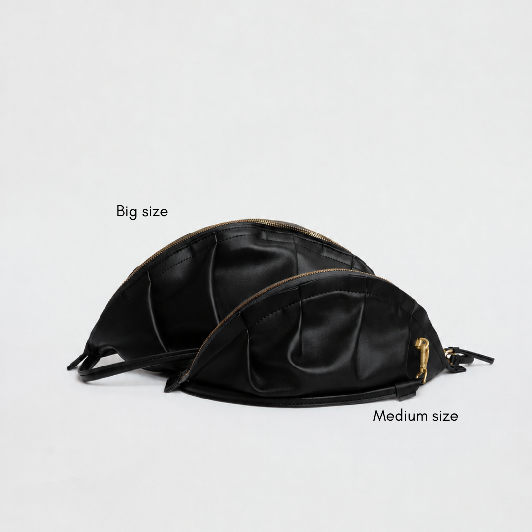 Bolso Gyoza Grande Negro
