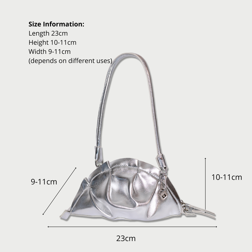 New in-Bolso Gyoza Mini Plateado
