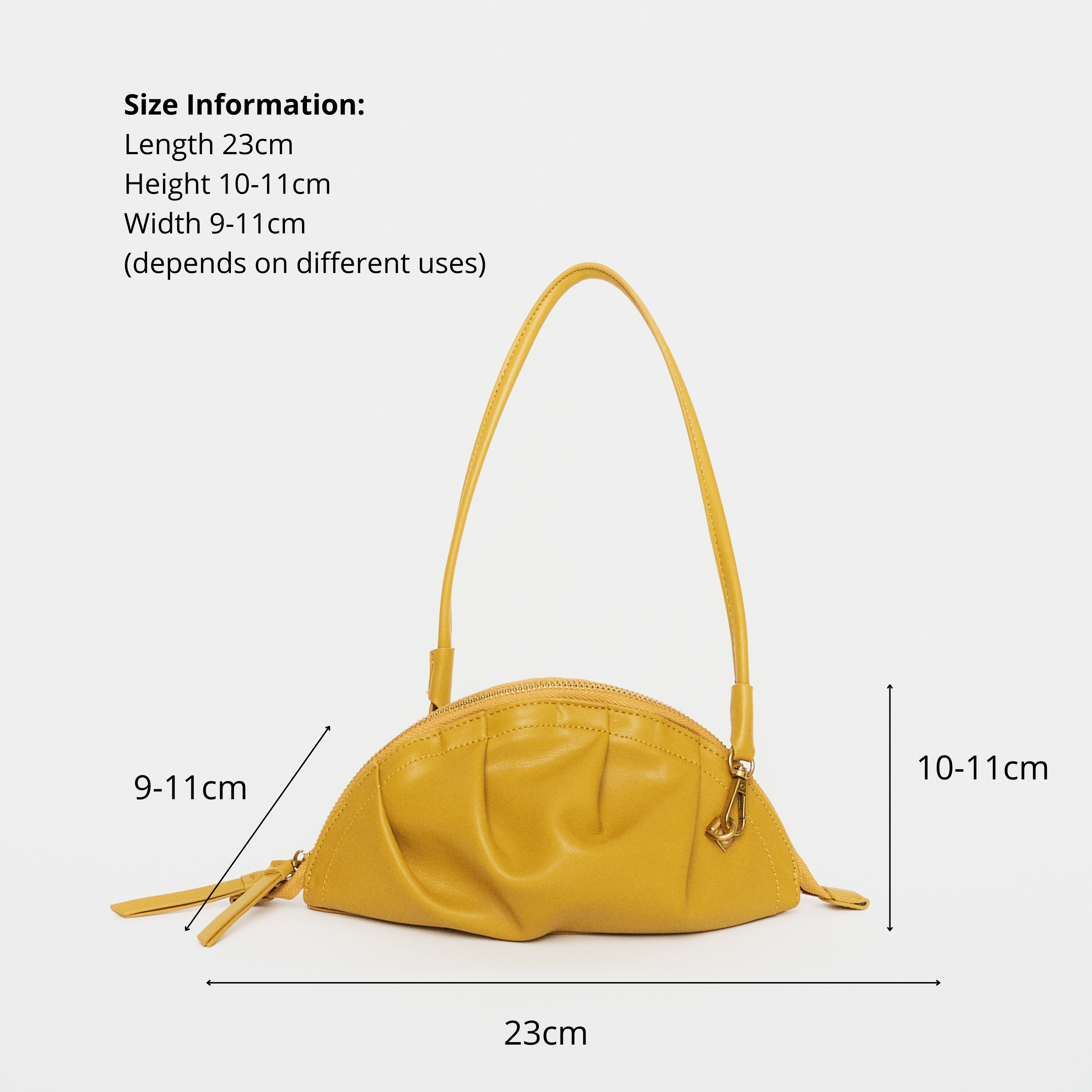 Bolso Gyoza Mini Mostaza