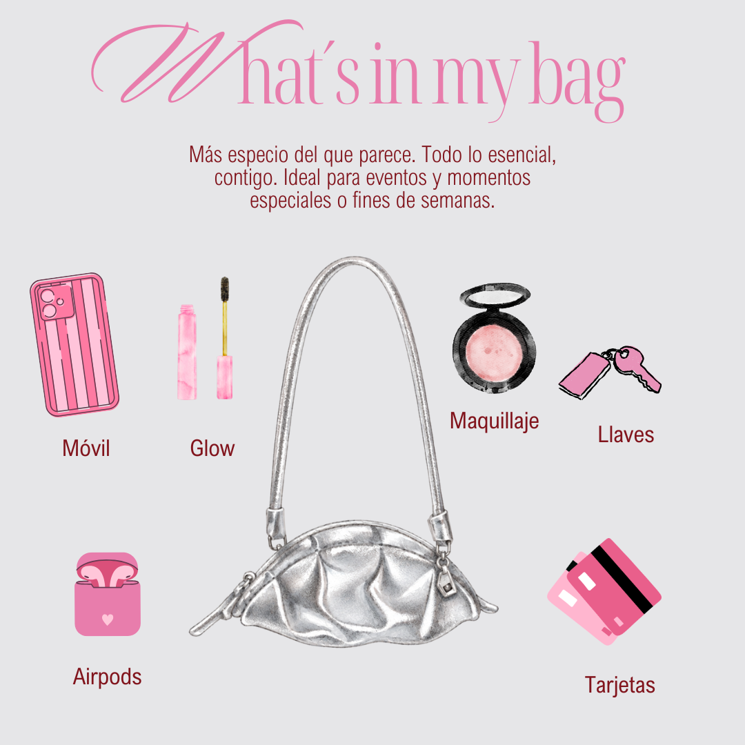 New in-Bolso Gyoza Mini Plateado