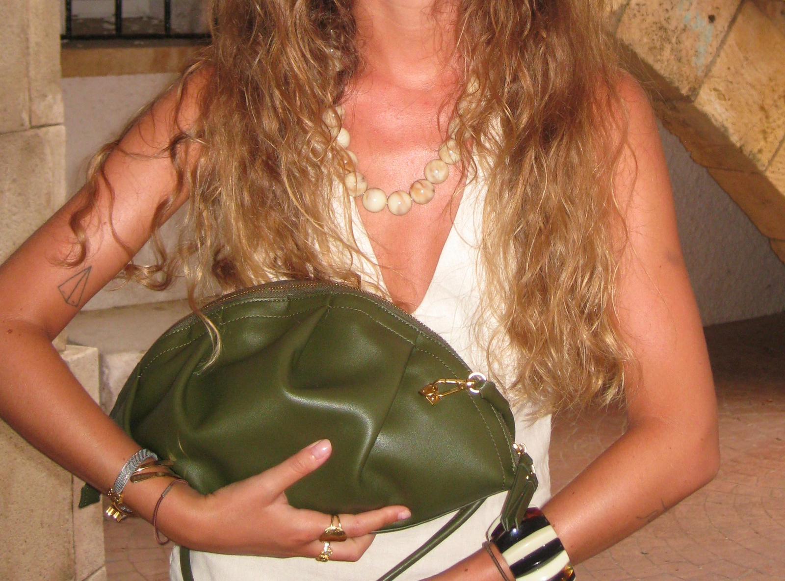 Bolso de Gyoza Grande Kaki