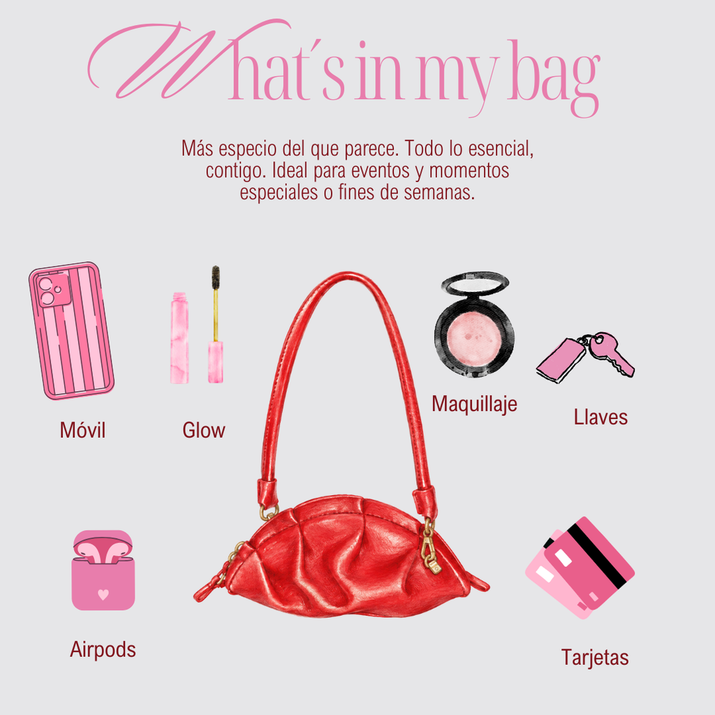 New in-Bolso Gyoza Mini Rojo