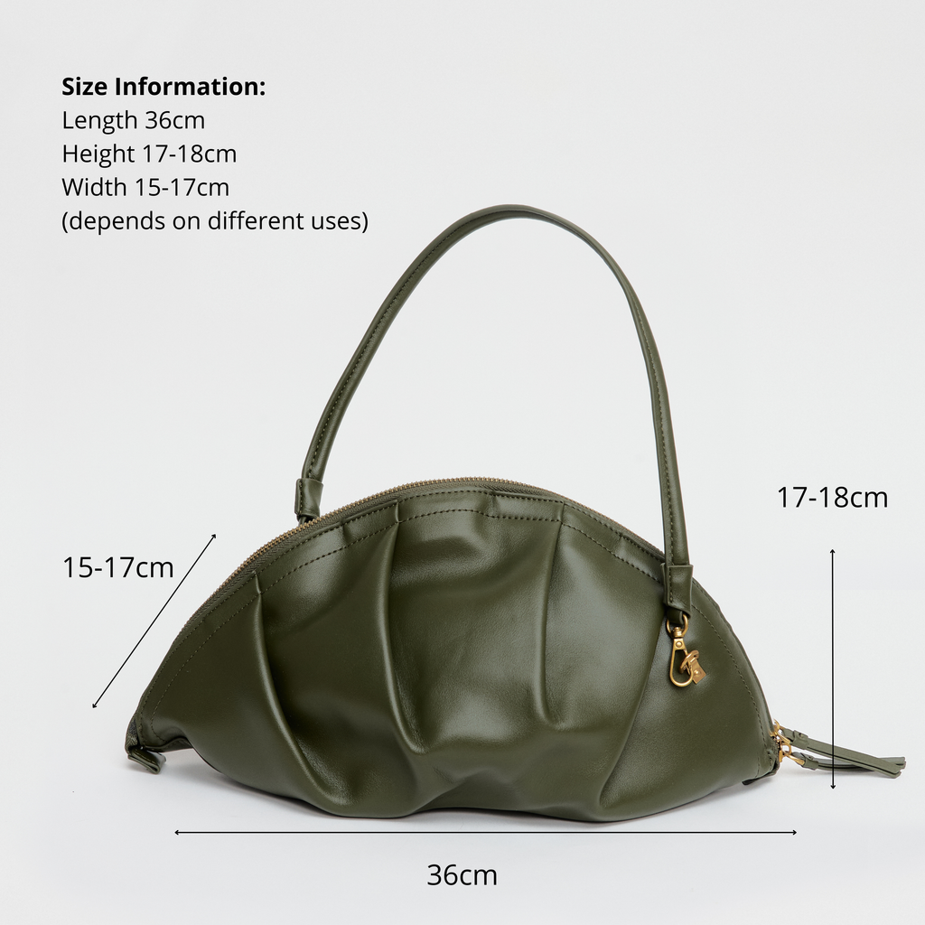 Bolso Gyoza Grande Kaki