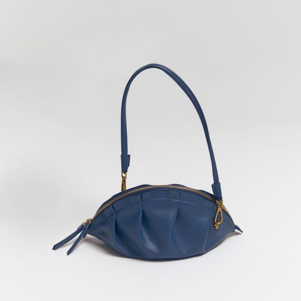 Bolso Gyoza Mediano  Azul Zafiro