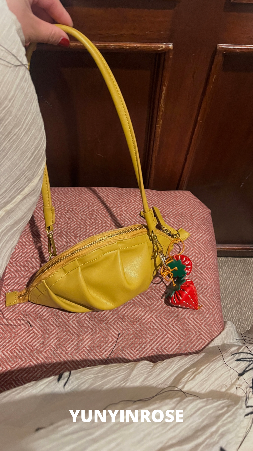 Bolso de Gyoza Mini Mostaza
