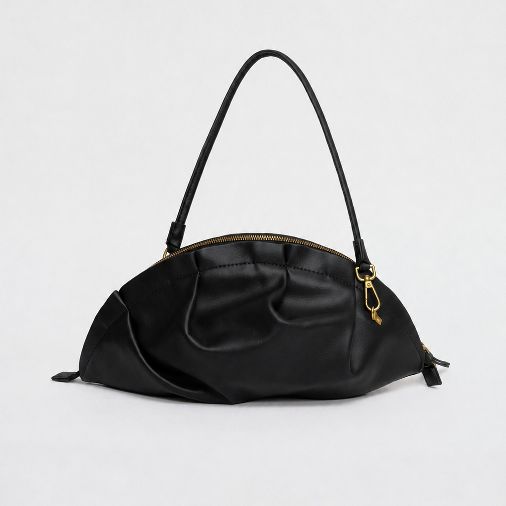 Bolso Gyoza Grande Negro