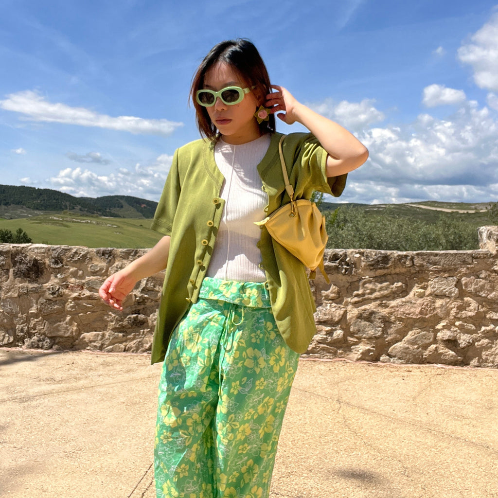 Bolso Gyoza Mediano  Amarillo Mantequilla