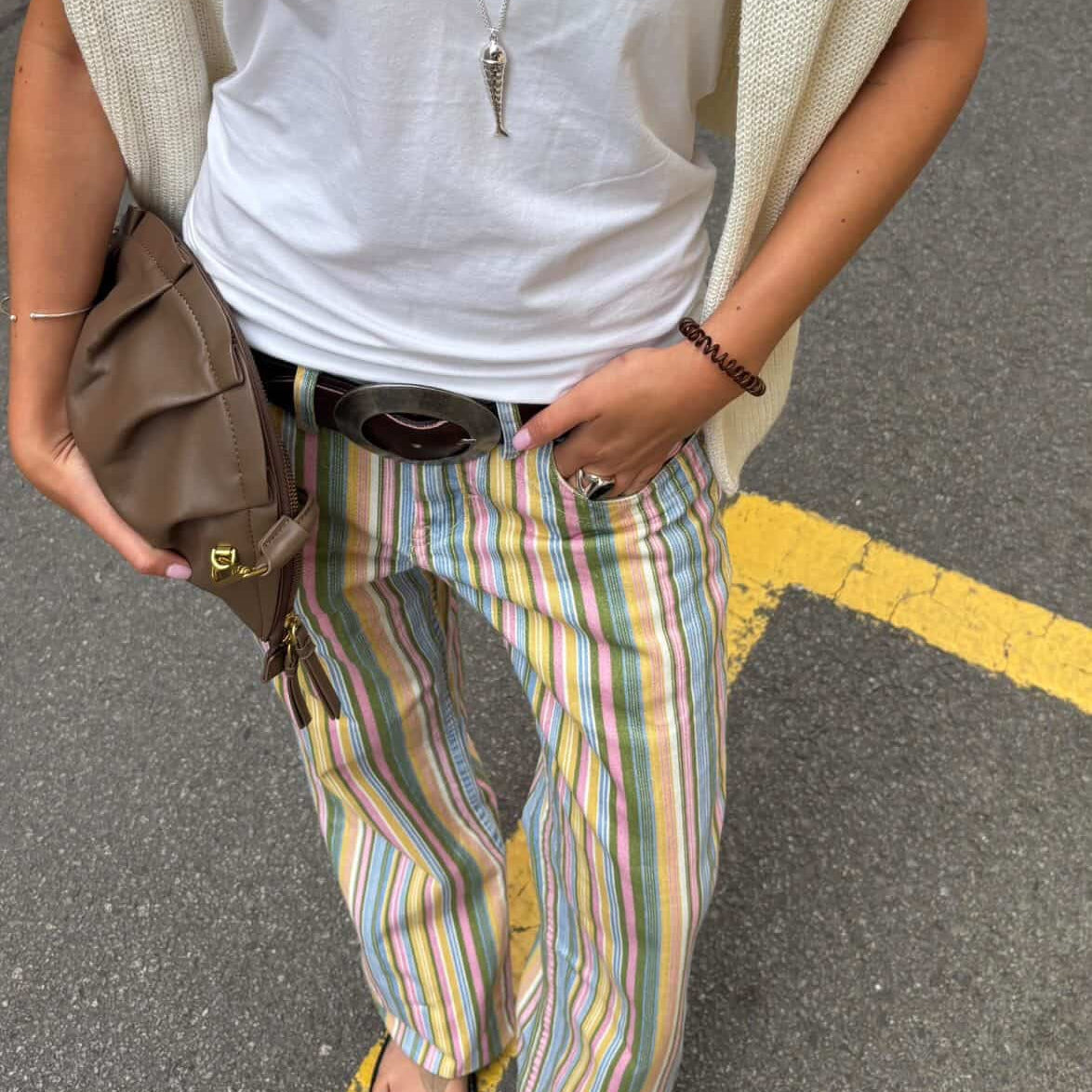 Bolso Gyoza Mediano Topo