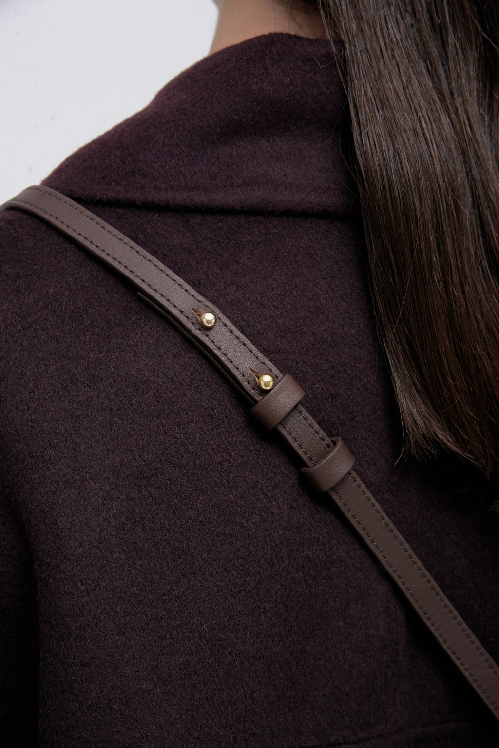 Bolso Gyoza Ante y Piel - Studio Collection
