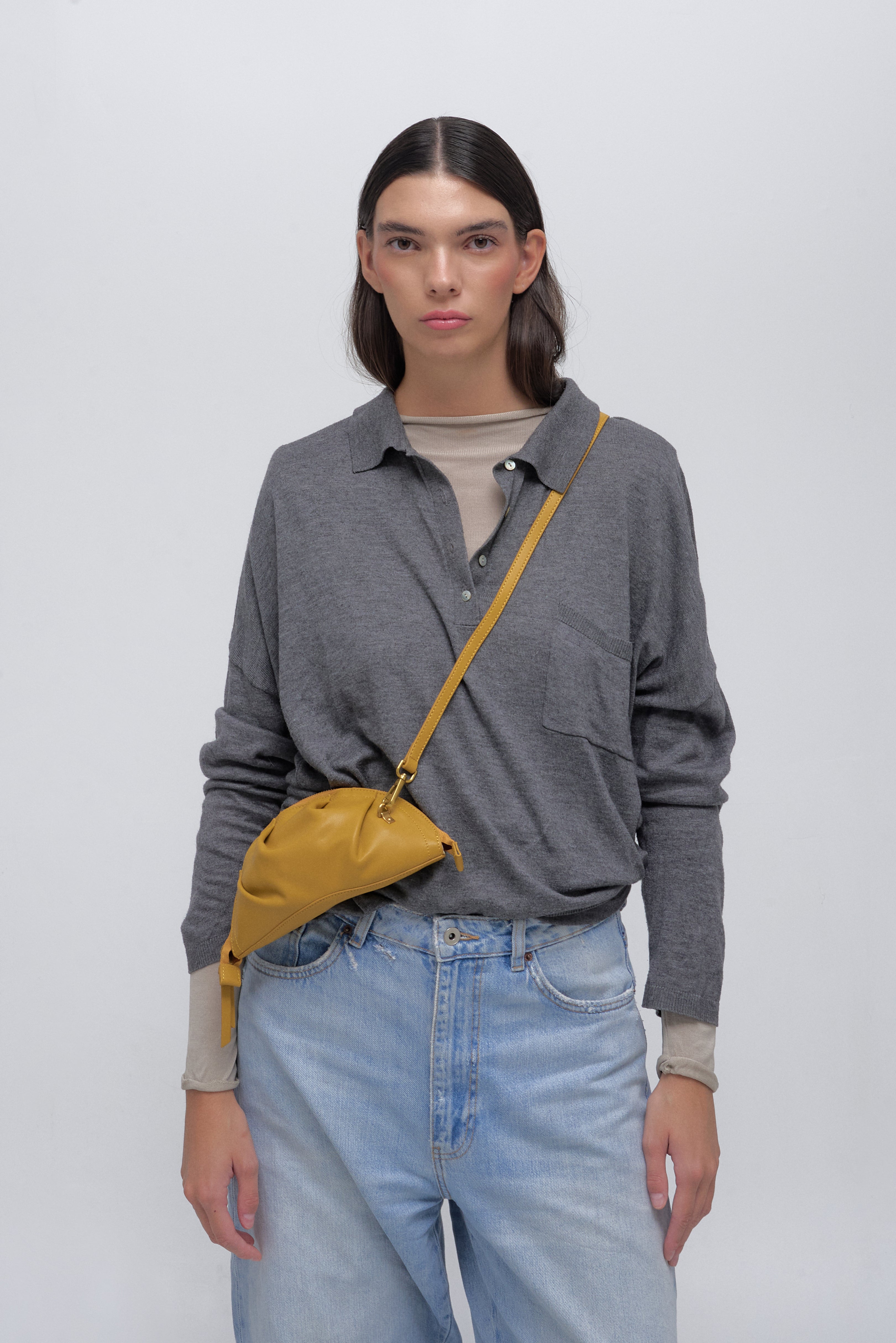 Bolso de Gyoza Mini Mostaza