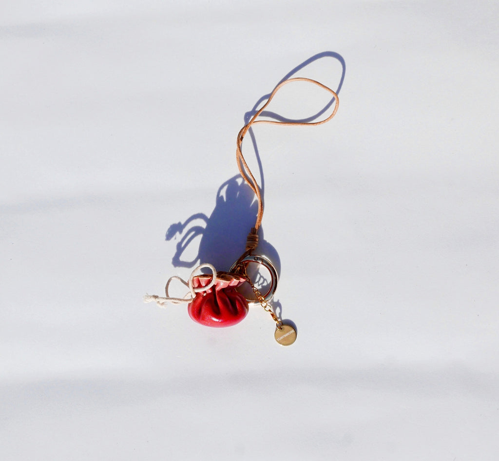 Charm de piel DimSum rojo
