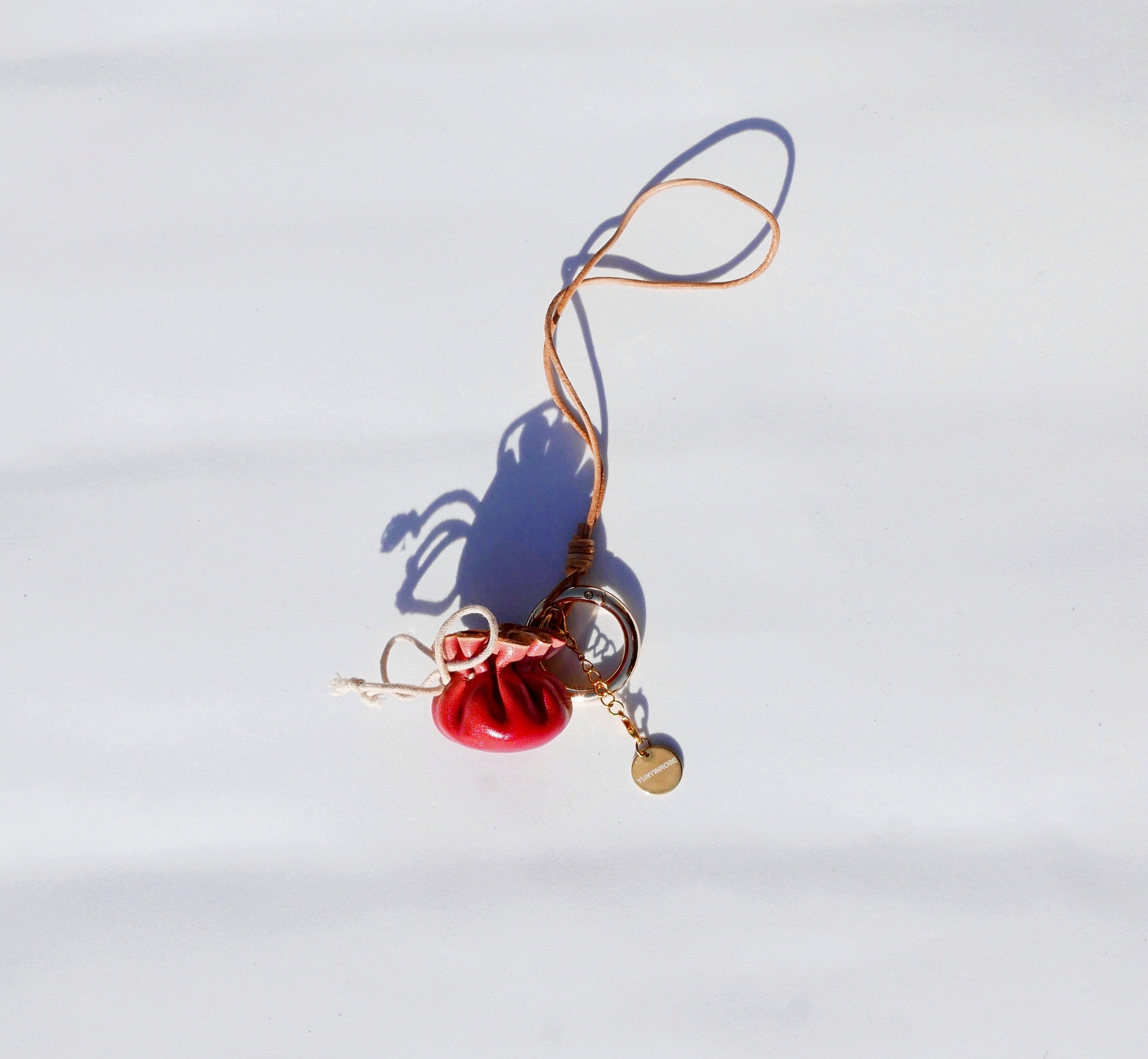 Charm de piel DimSum rojo