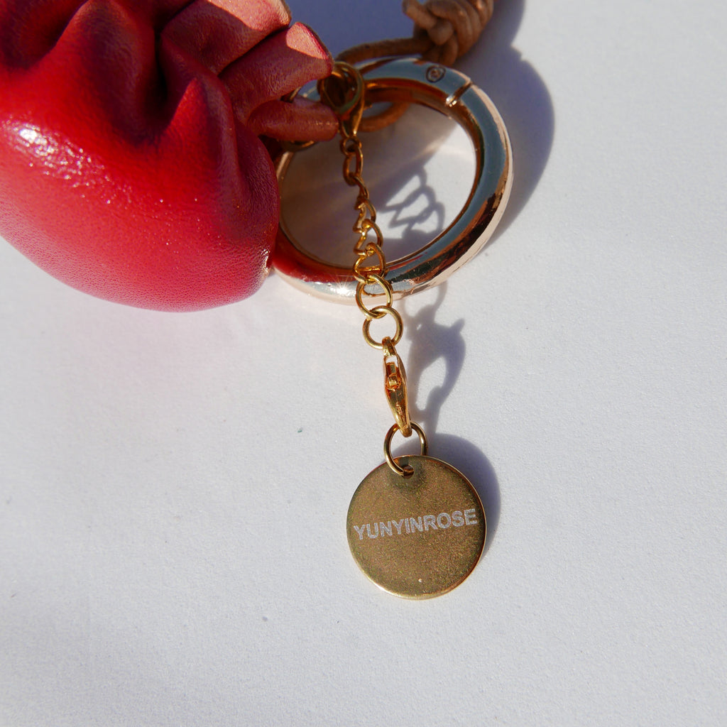 Charm de piel DimSum rojo