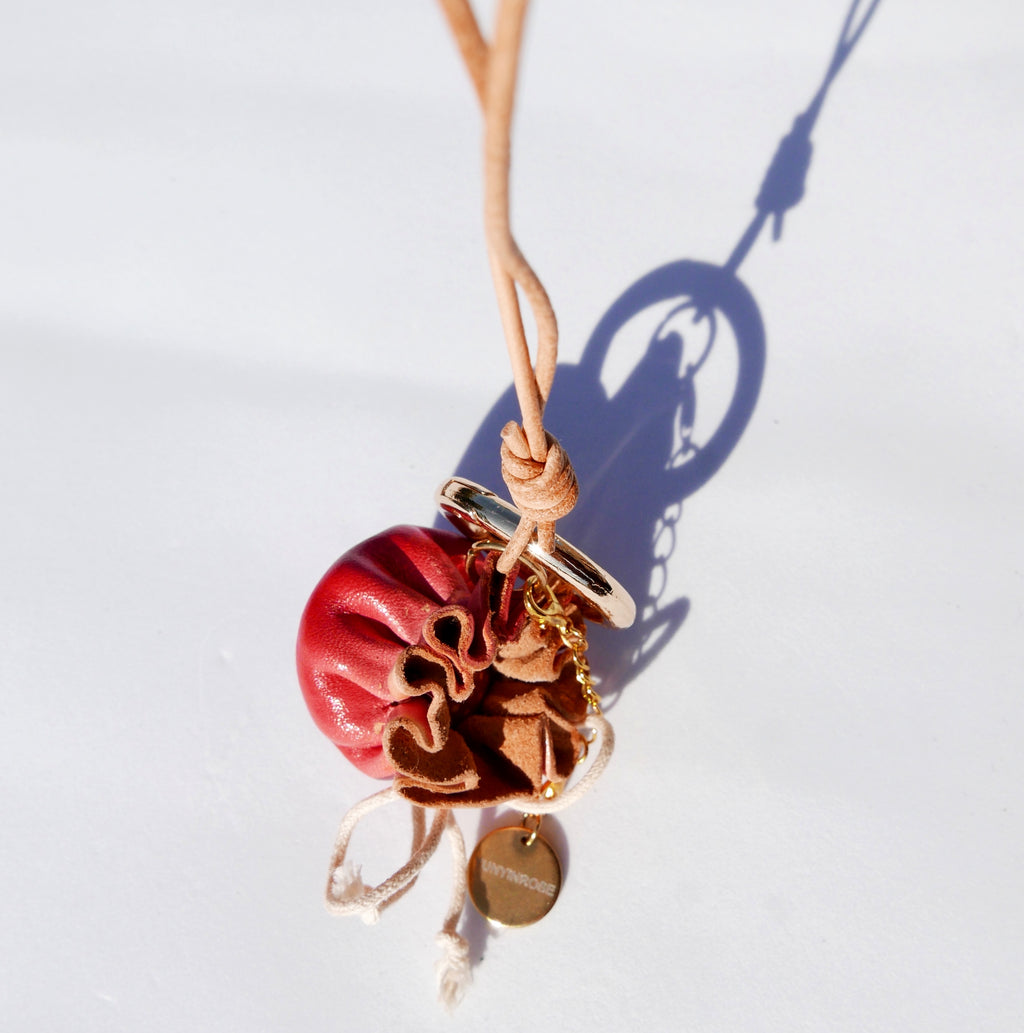 Charm de piel DimSum rojo