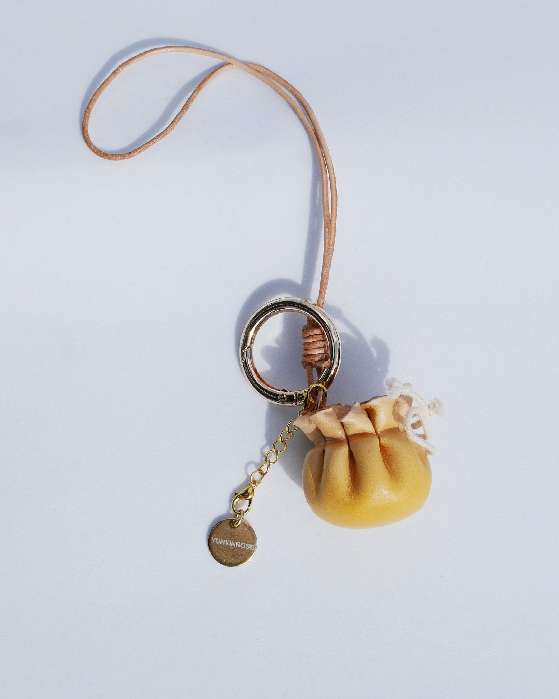 Charm de piel DimSum Amarillo