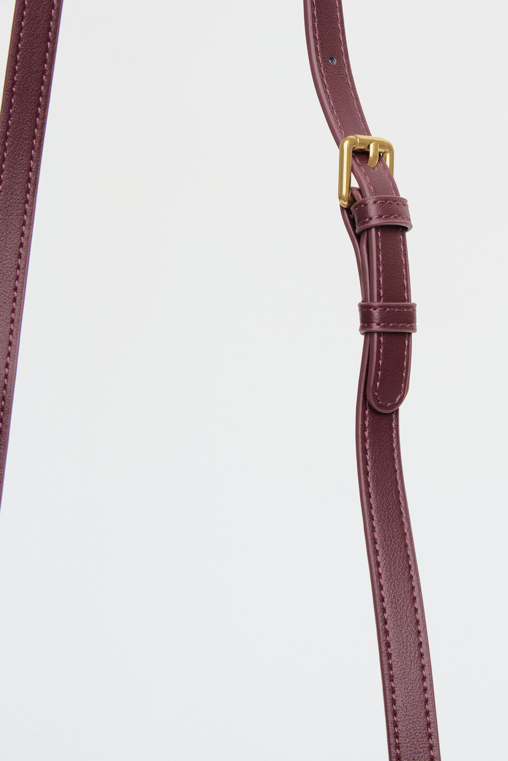 Bolso Gyoza Mediano Burdeos