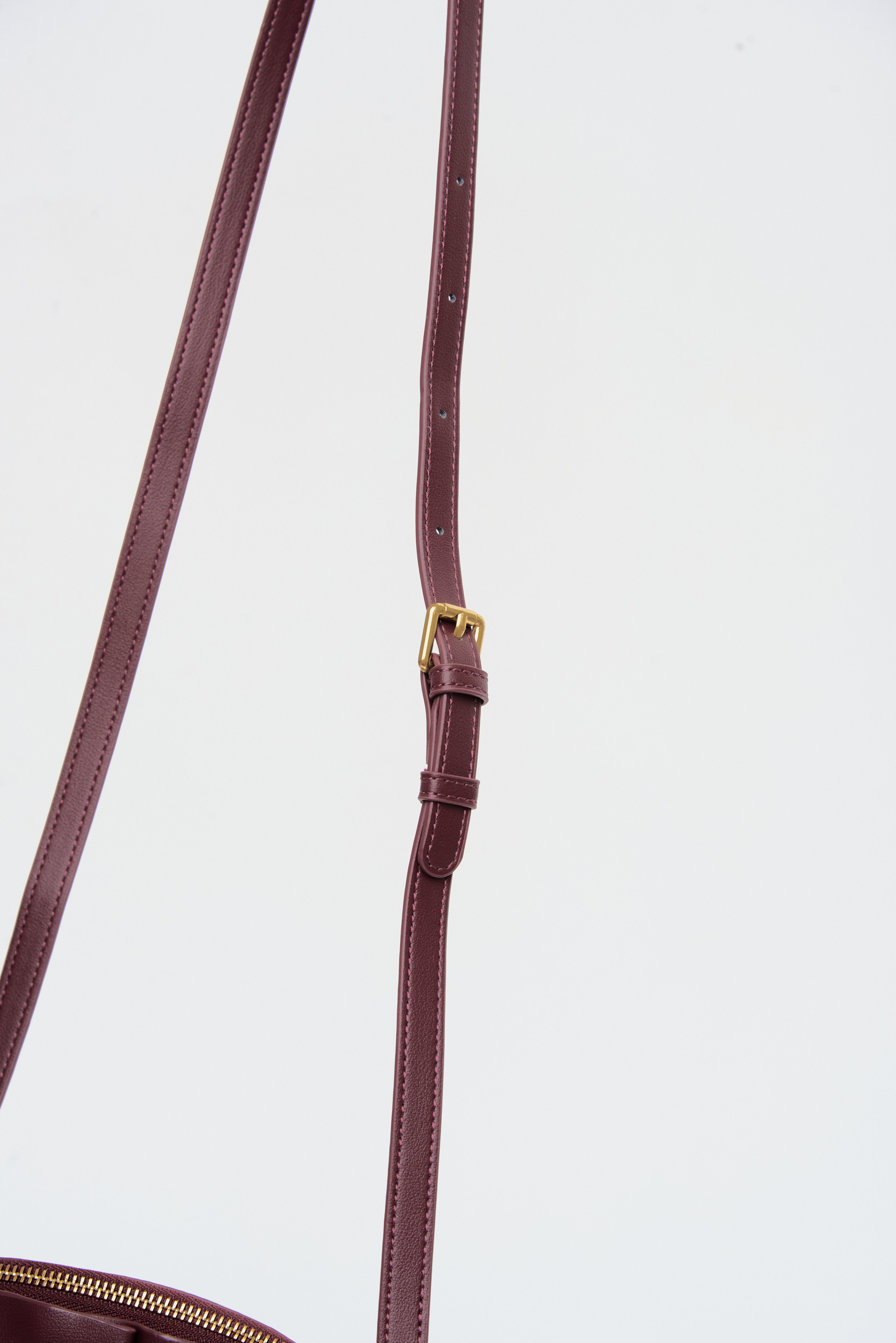 Nuevo Bolso de Gyoza Grande Burdeos