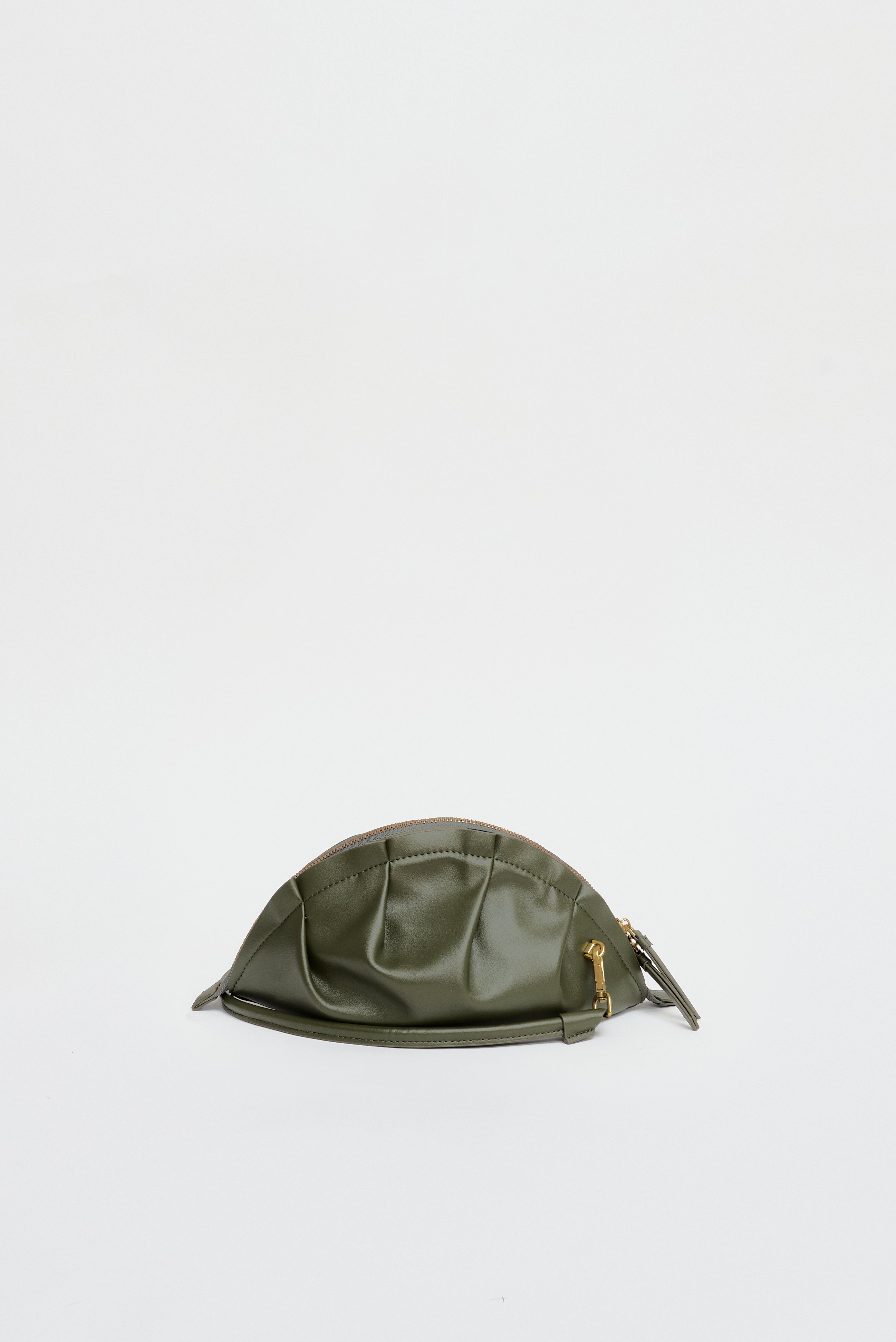 Bolso Gyoza Mediano Verde Kaki