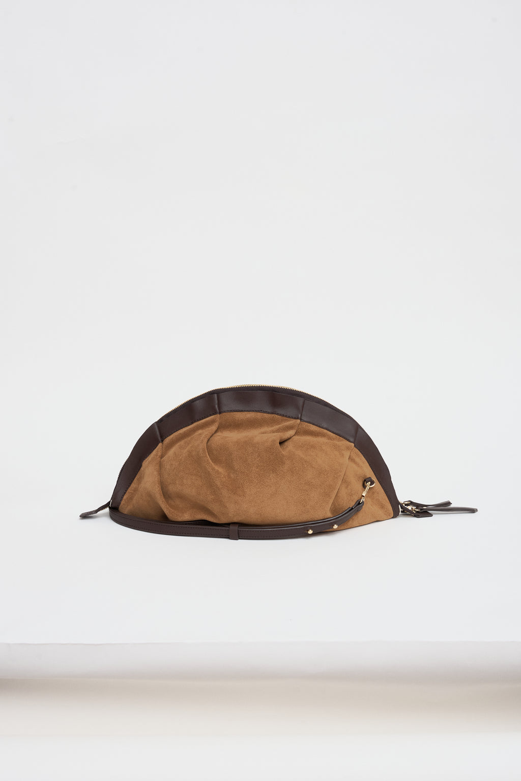 Bolso Gyoza Ante y Piel - Studio Collection