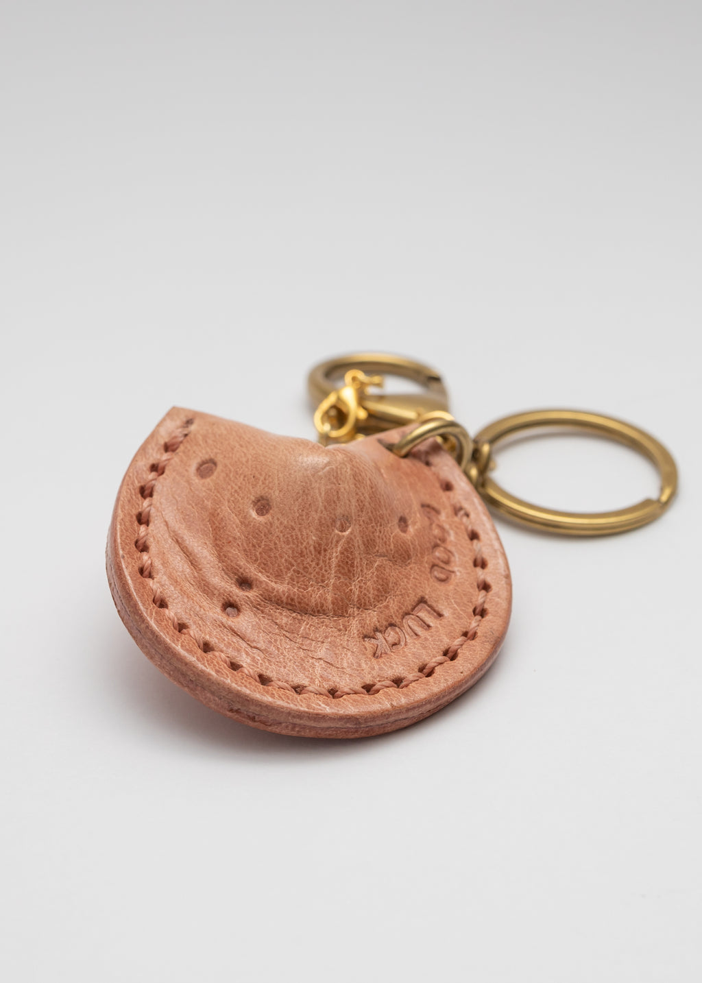 Charm de piel Galleta de la Fortuna rosa