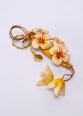 Charm de piel flore de Guihua amarillo