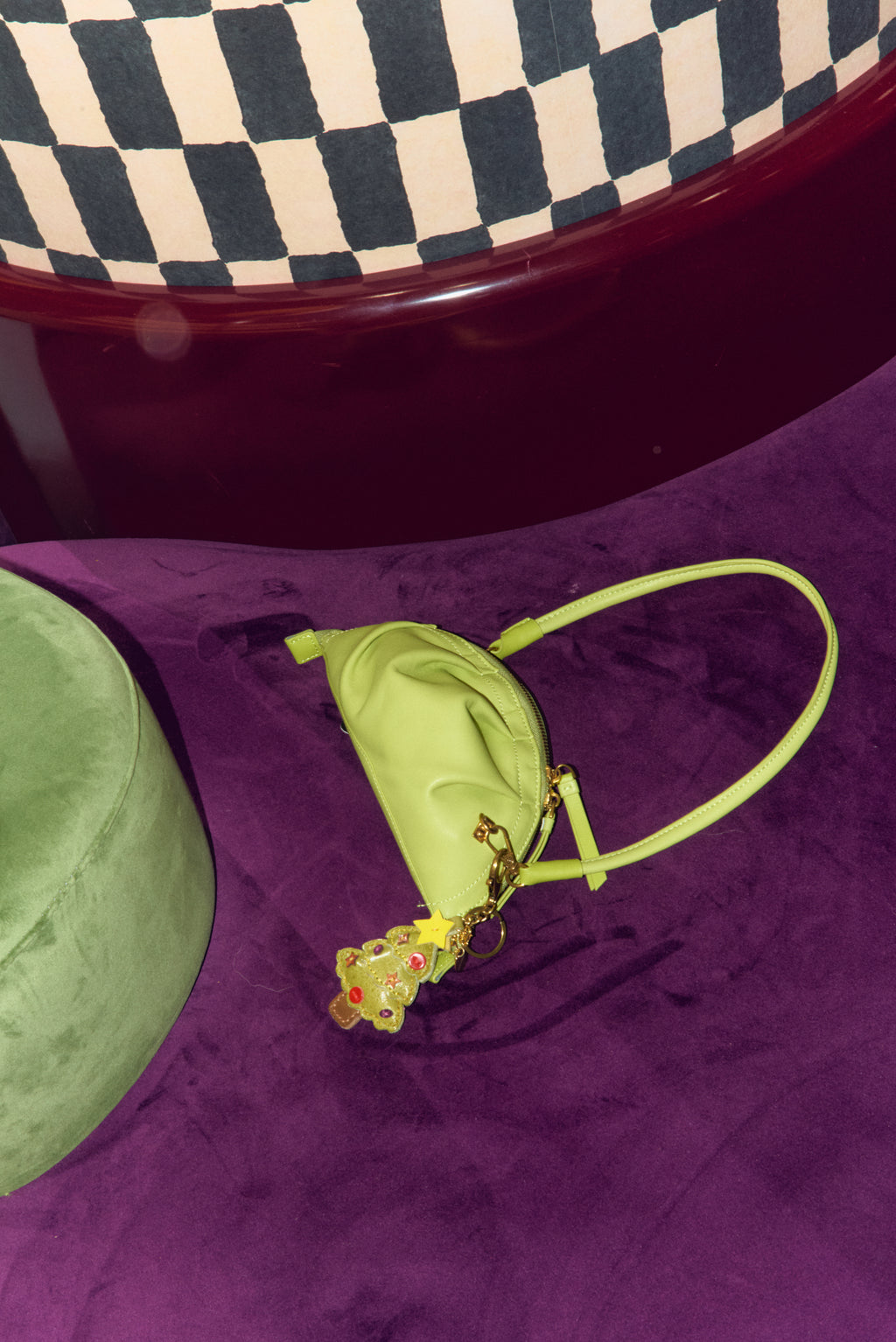 Christmas Edition-Charm de piel árbol de navidad