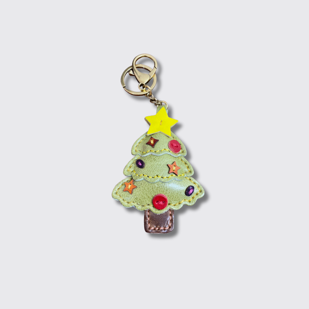 Christmas Edition-Charm de piel árbol de navidad
