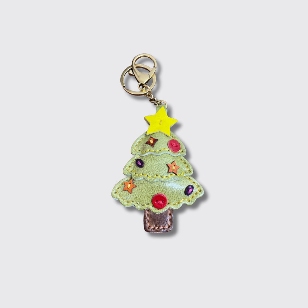 Christmas Edition-Charm de piel árbol de navidad