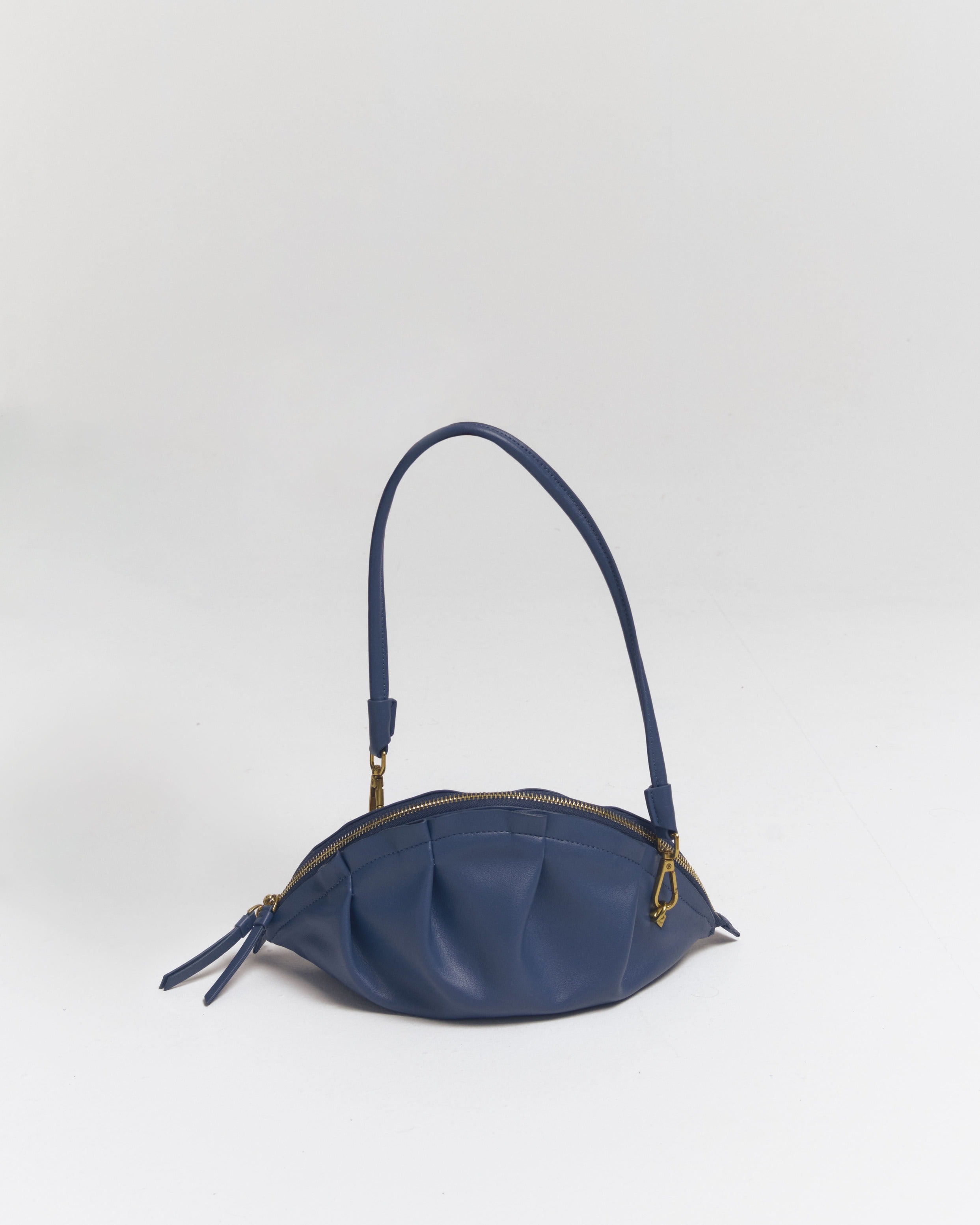 Bolso Gyoza Mediano  Azul Zafiro