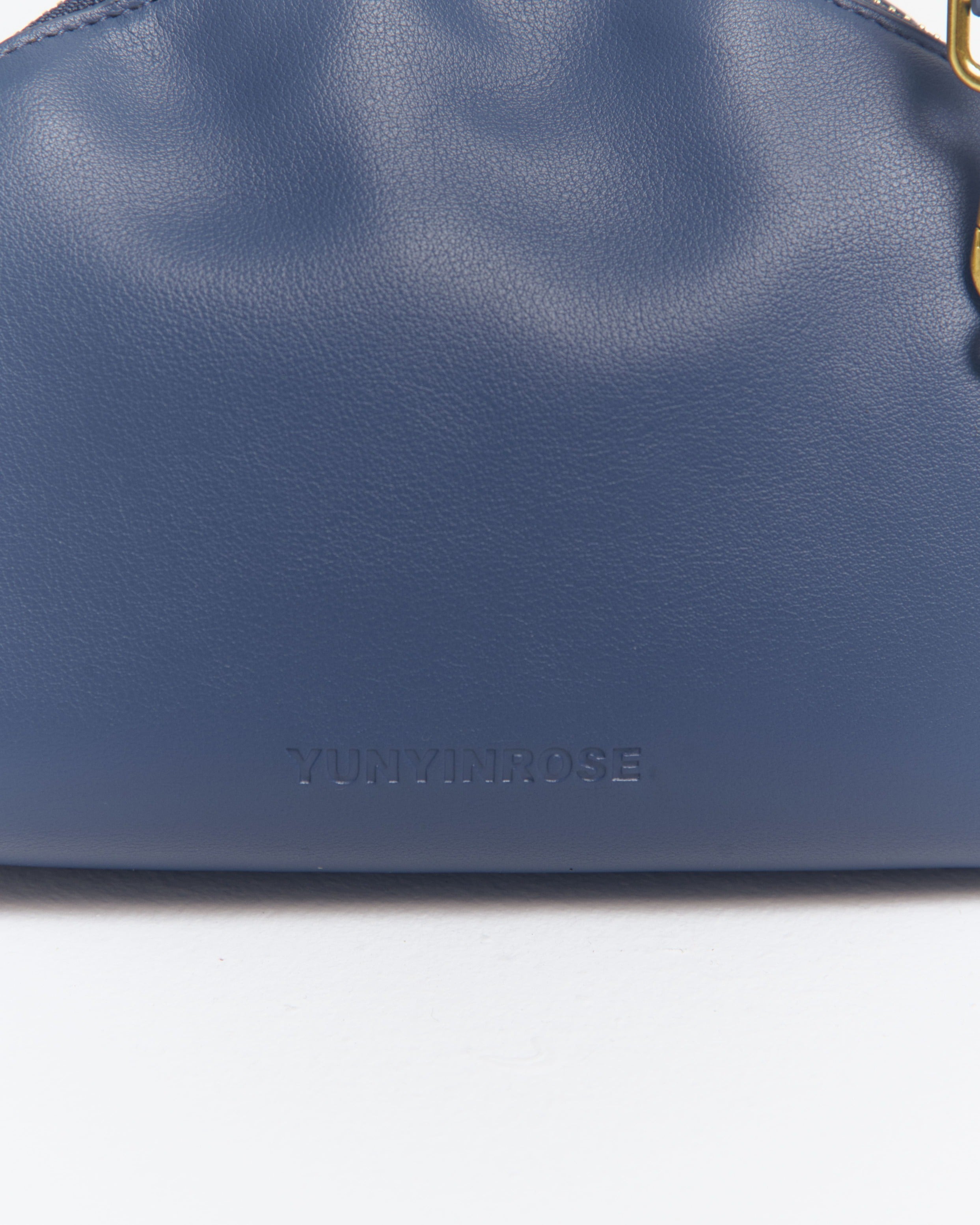 Bolso Gyoza Mediano  Azul Zafiro