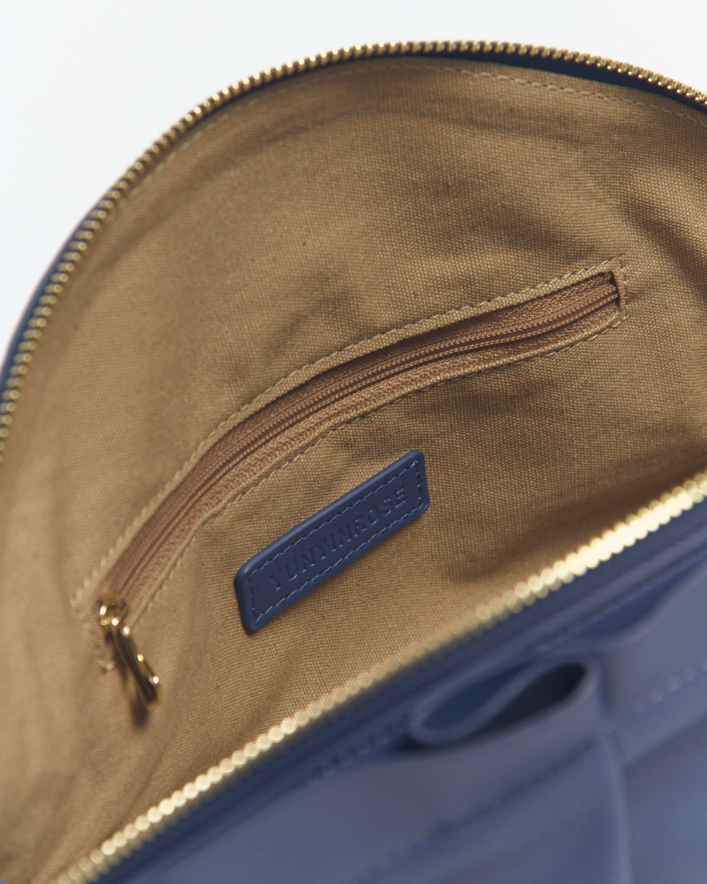 Bolso de Gyoza Grande Azul Zafiro