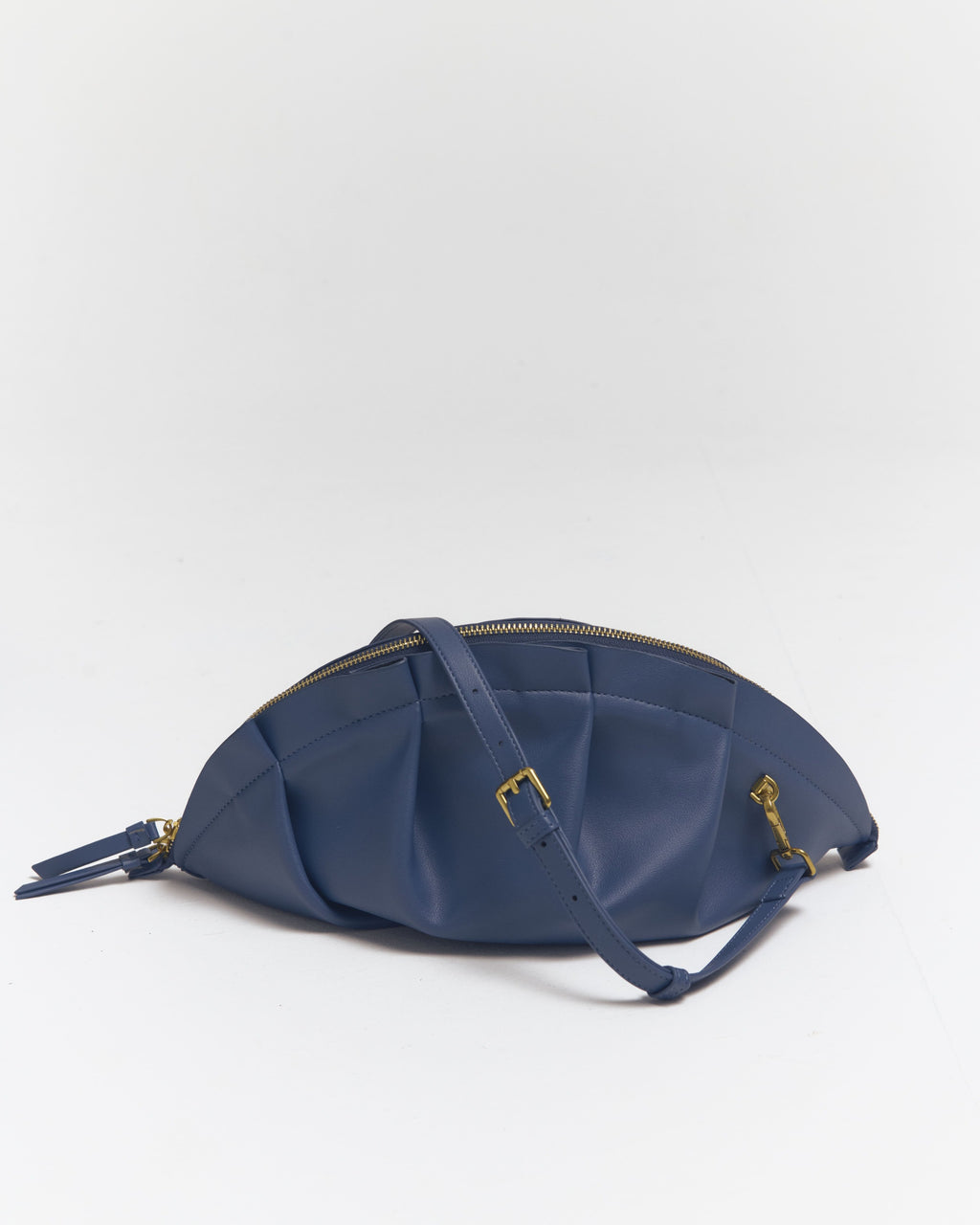 Bolso de Gyoza Grande Azul Zafiro